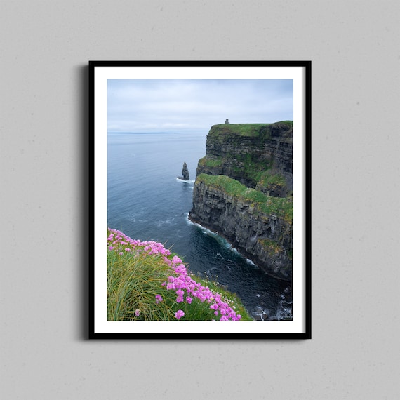 Cliffs Of Moher Print Ireland Wild Atlantic Way Photography Photograph For Nursery Home Decor Wall Art