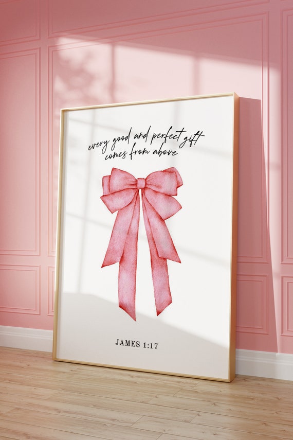 Every Good And Is From Above Bible Verse Art Print