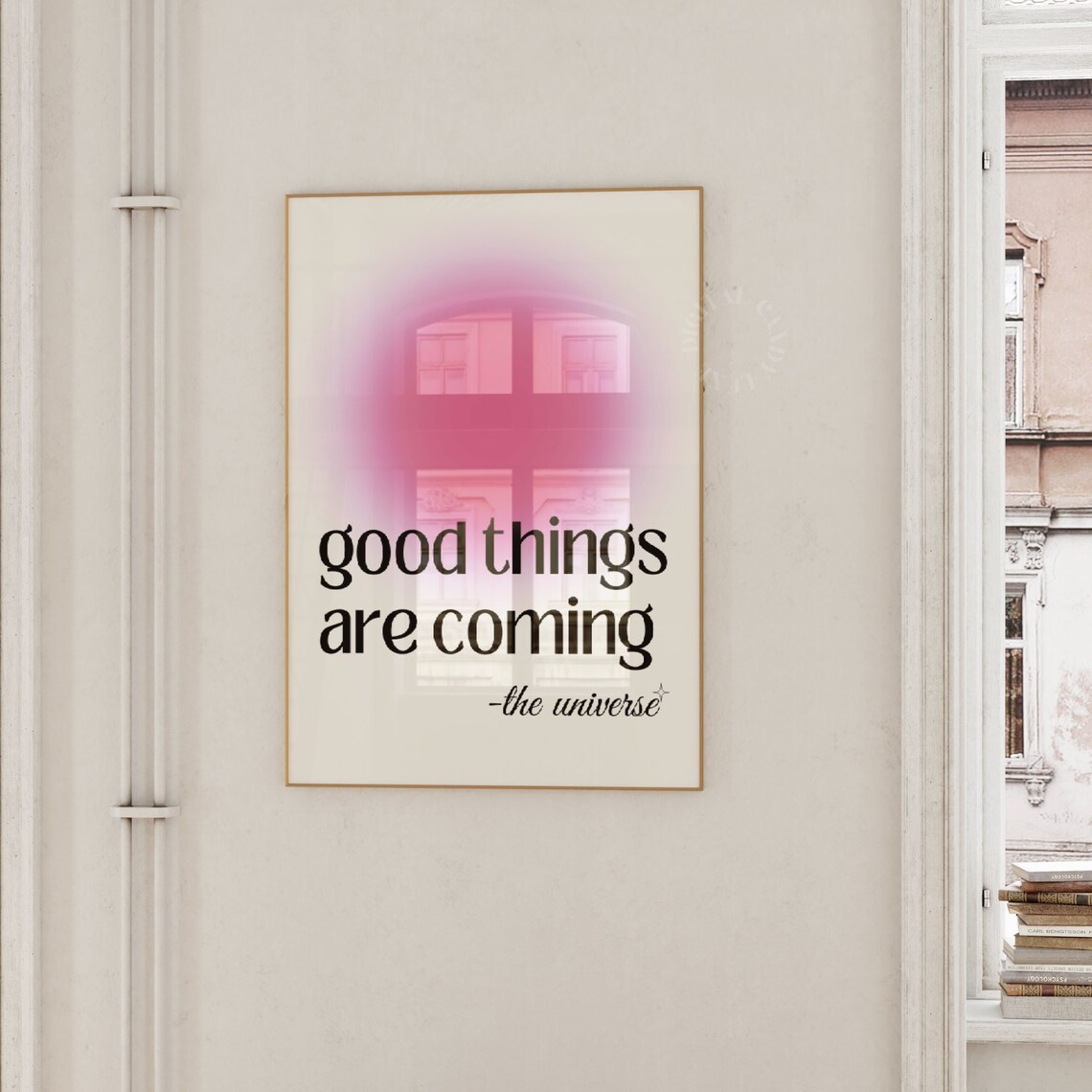 Good Things Are Coming Aura Art Print
