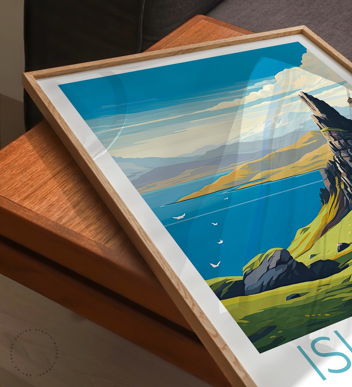Isle of Skye Scotland Old Man of Storr Dramatic Sea Cliffs Poster - Image 3