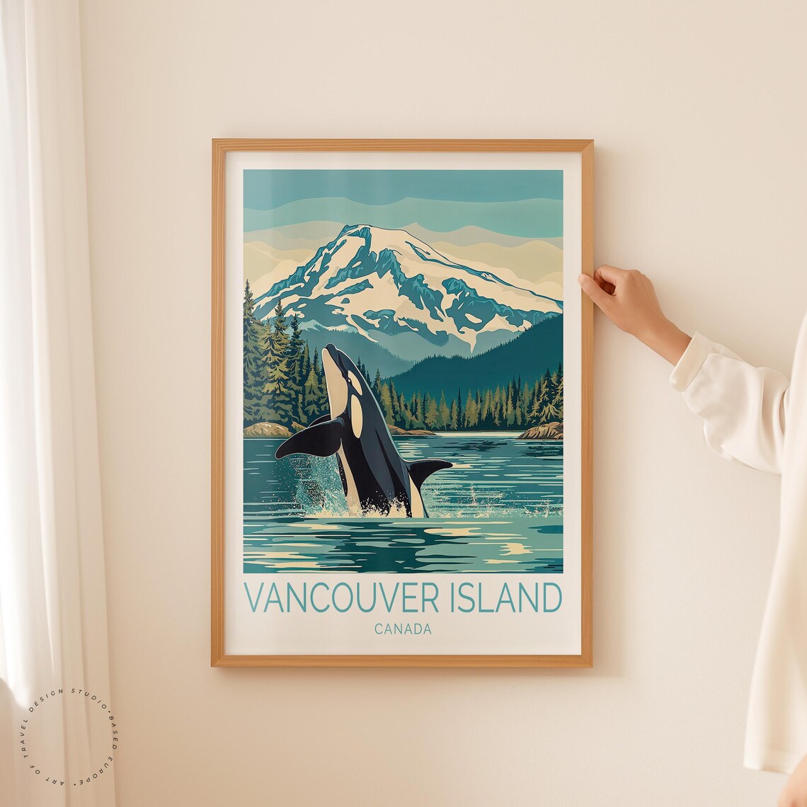 Vancouver Island Travel Poster, Canada Wall Art - Image 2