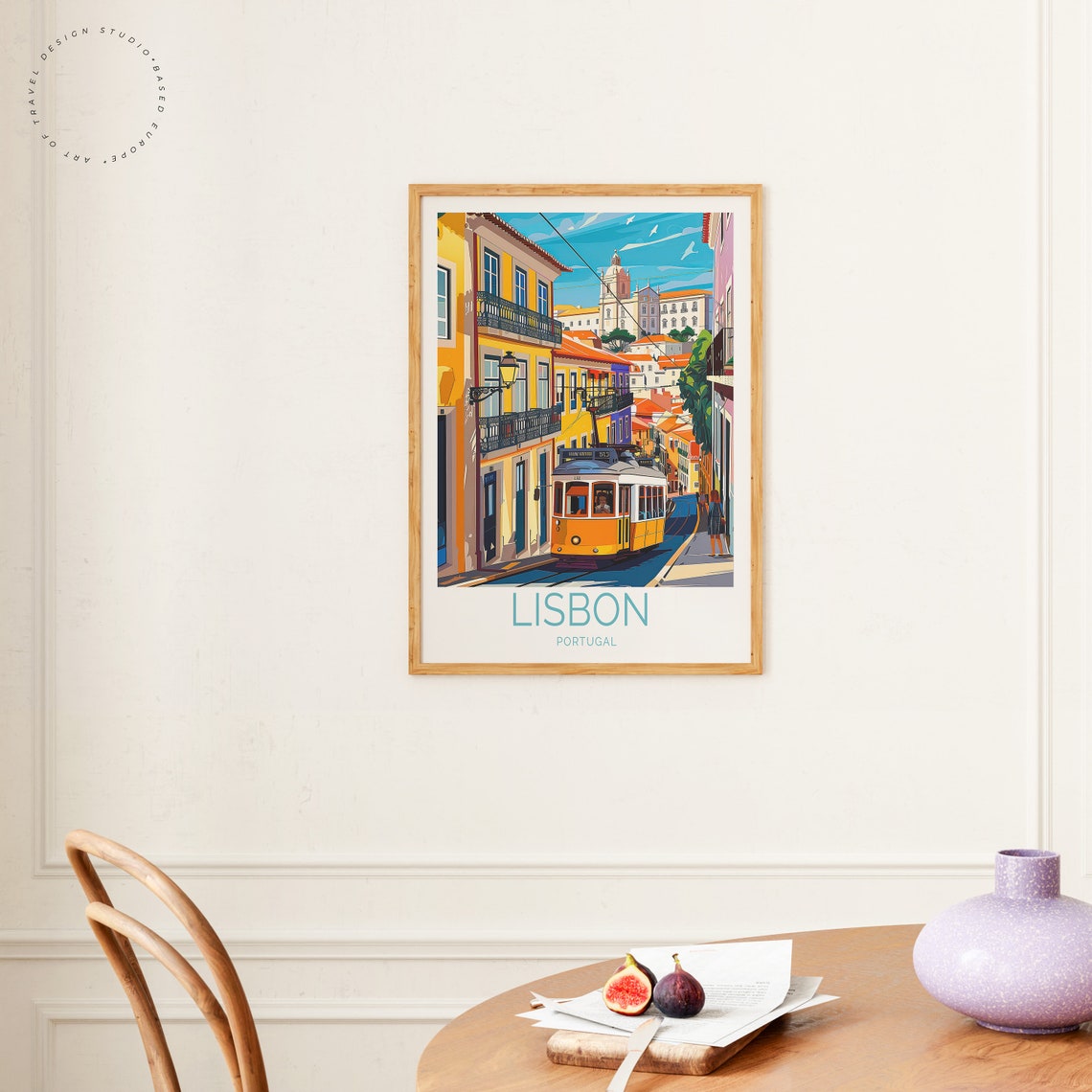 Lisbon Travel Poster, Portugal Wall Art Decor - Image 4