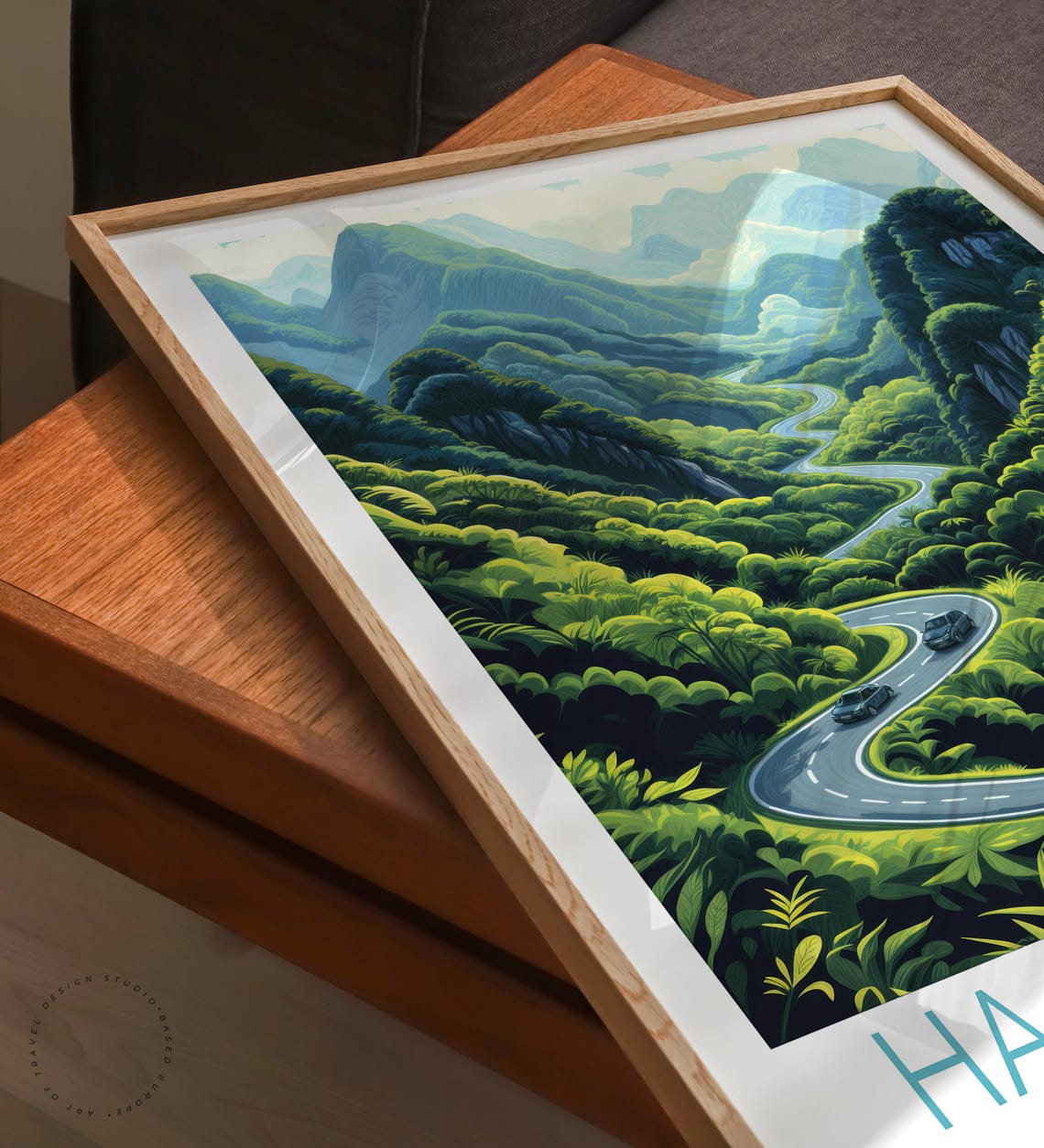 Ha Giang Loop Vietnam Mountain Road Switchbacks Travel Poster - Image 6