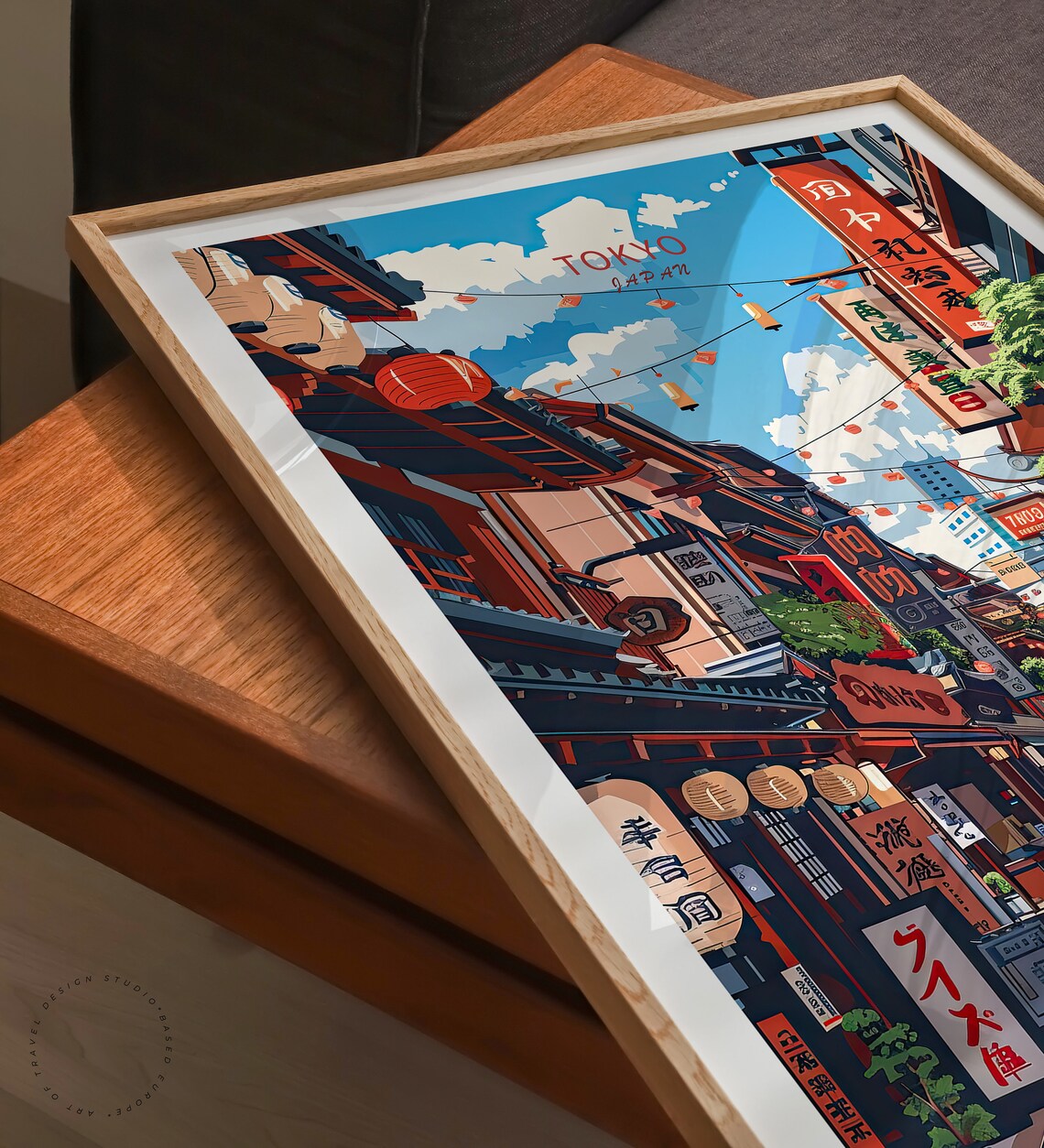 Tokyo Japan Travel Poster, Japanese City Decor - Image 3