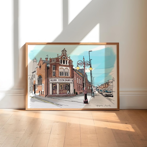 Hyde Park Leeds Urban Architecture Art Print