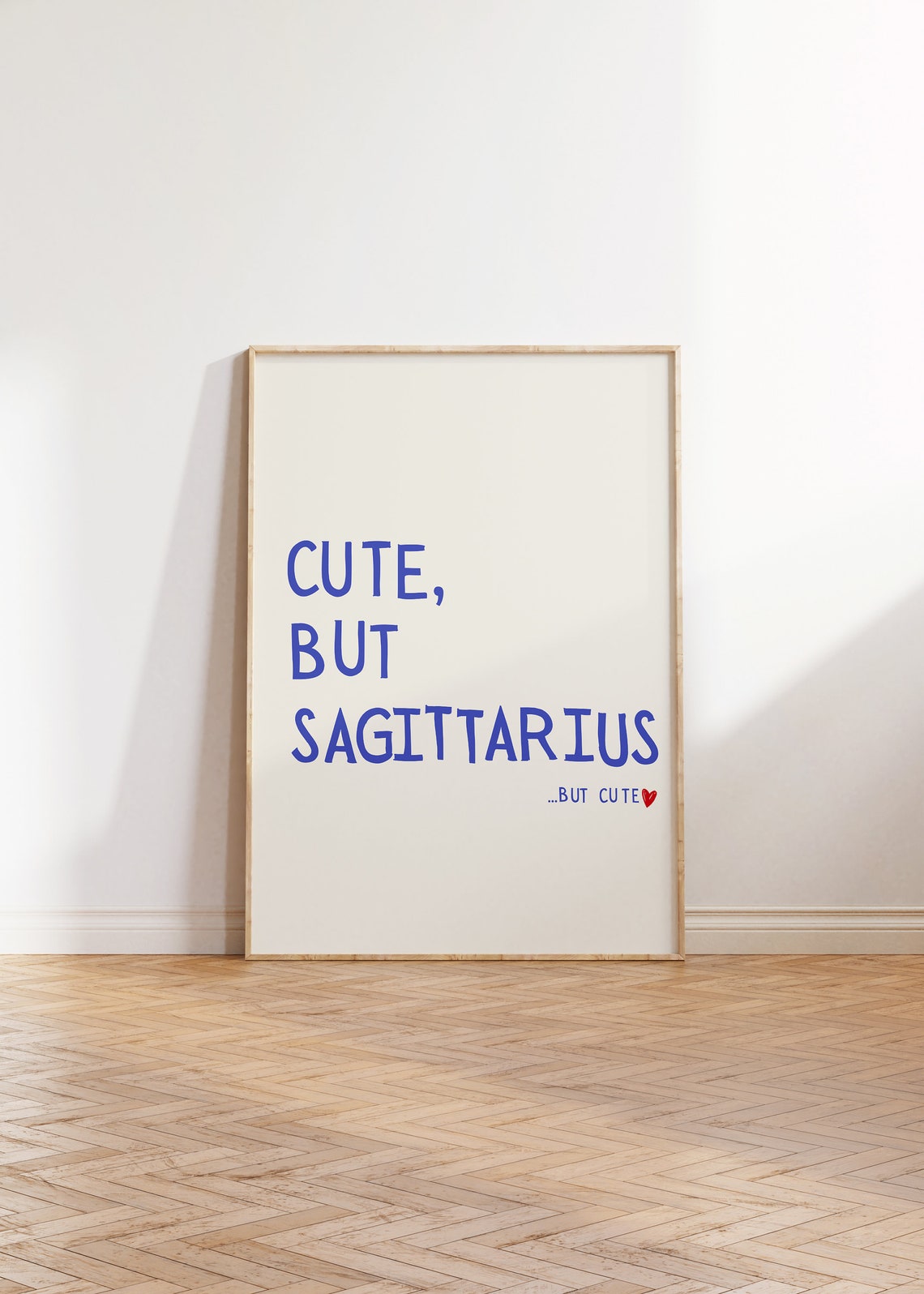 Cute But Sagittarius Zodiac Sign Poster for Funny Dorm Room Decor - Image 3