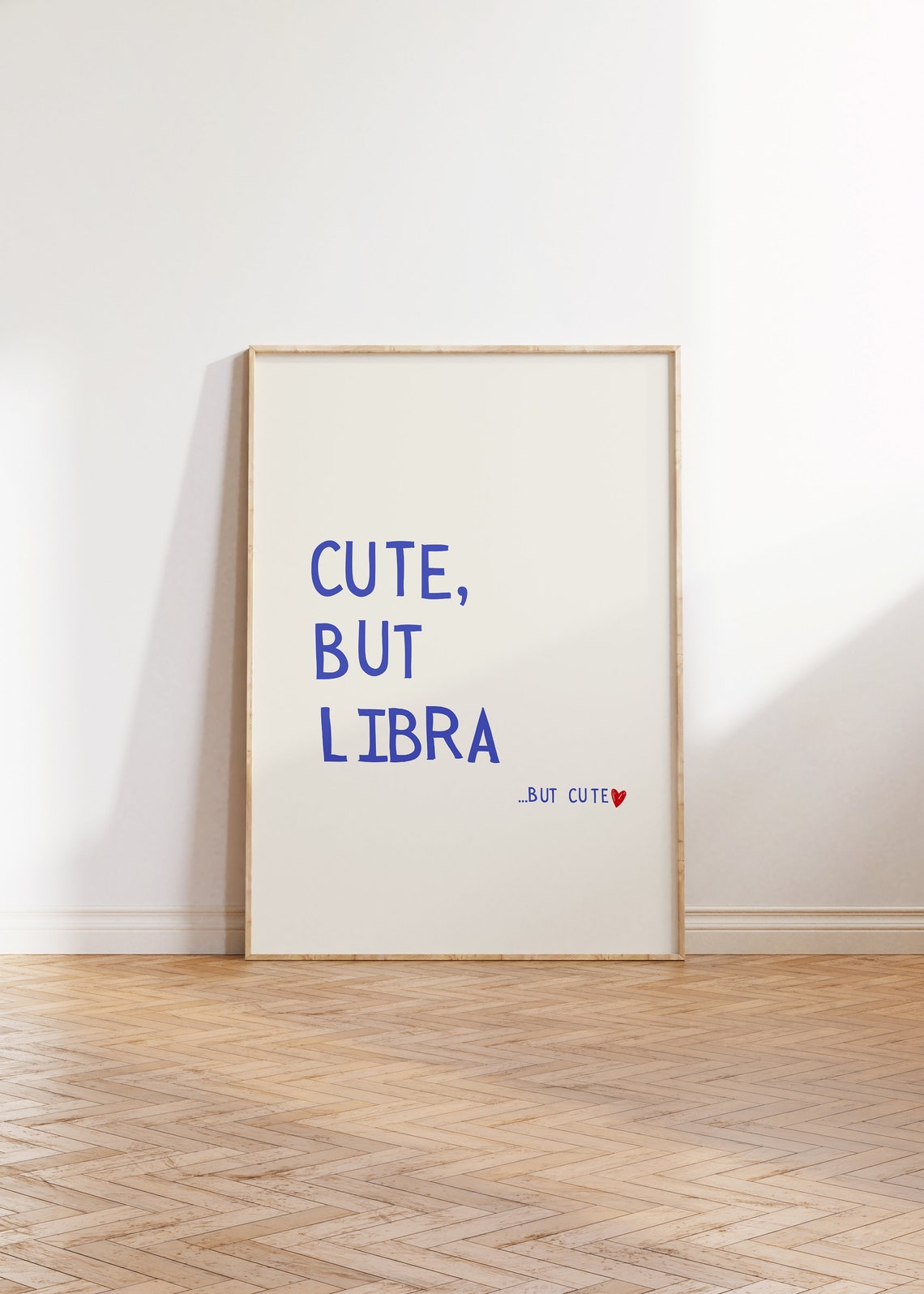 Cute But Libra Zodiac Sign Poster for Funny Dorm Room Wall Decor - Image 2