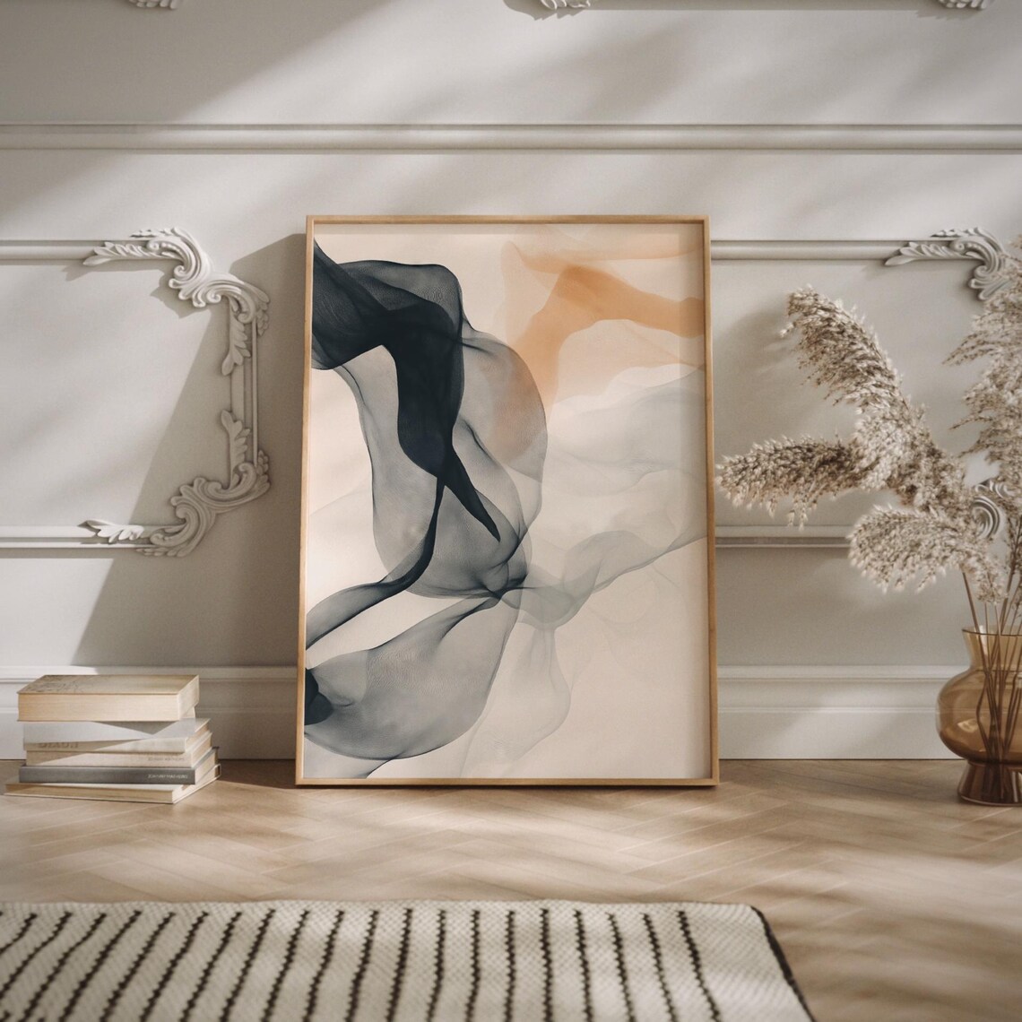 Japandi Abstract Minimalist Ink Print, Zen Decor - Image 2
