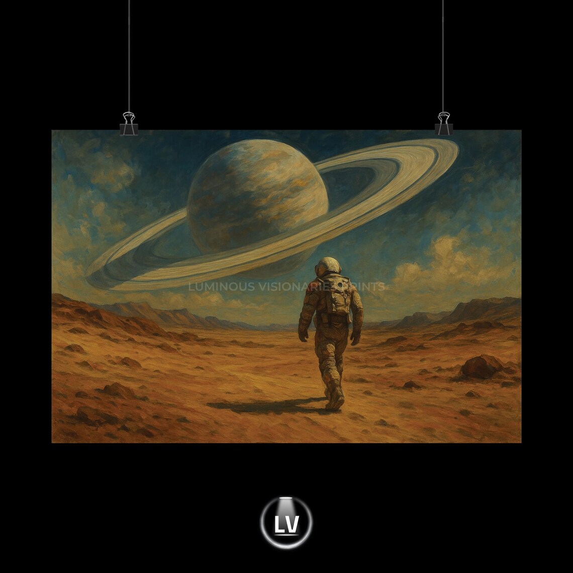 Starfield Inspired Cosmic Adventure Poster