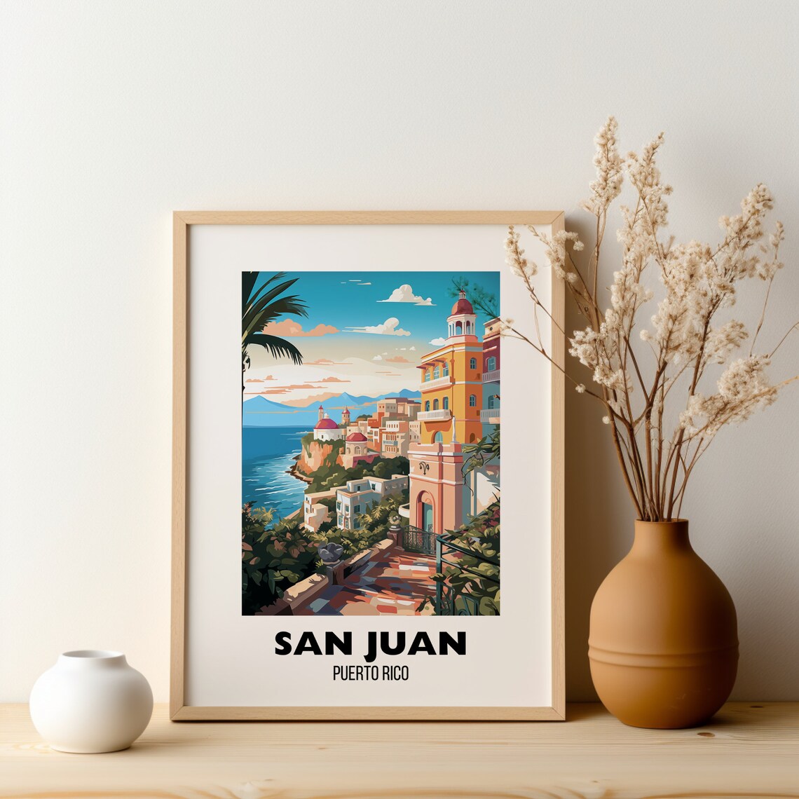 San Juan Travel Poster, Puerto Rico City Art Print - Image 2