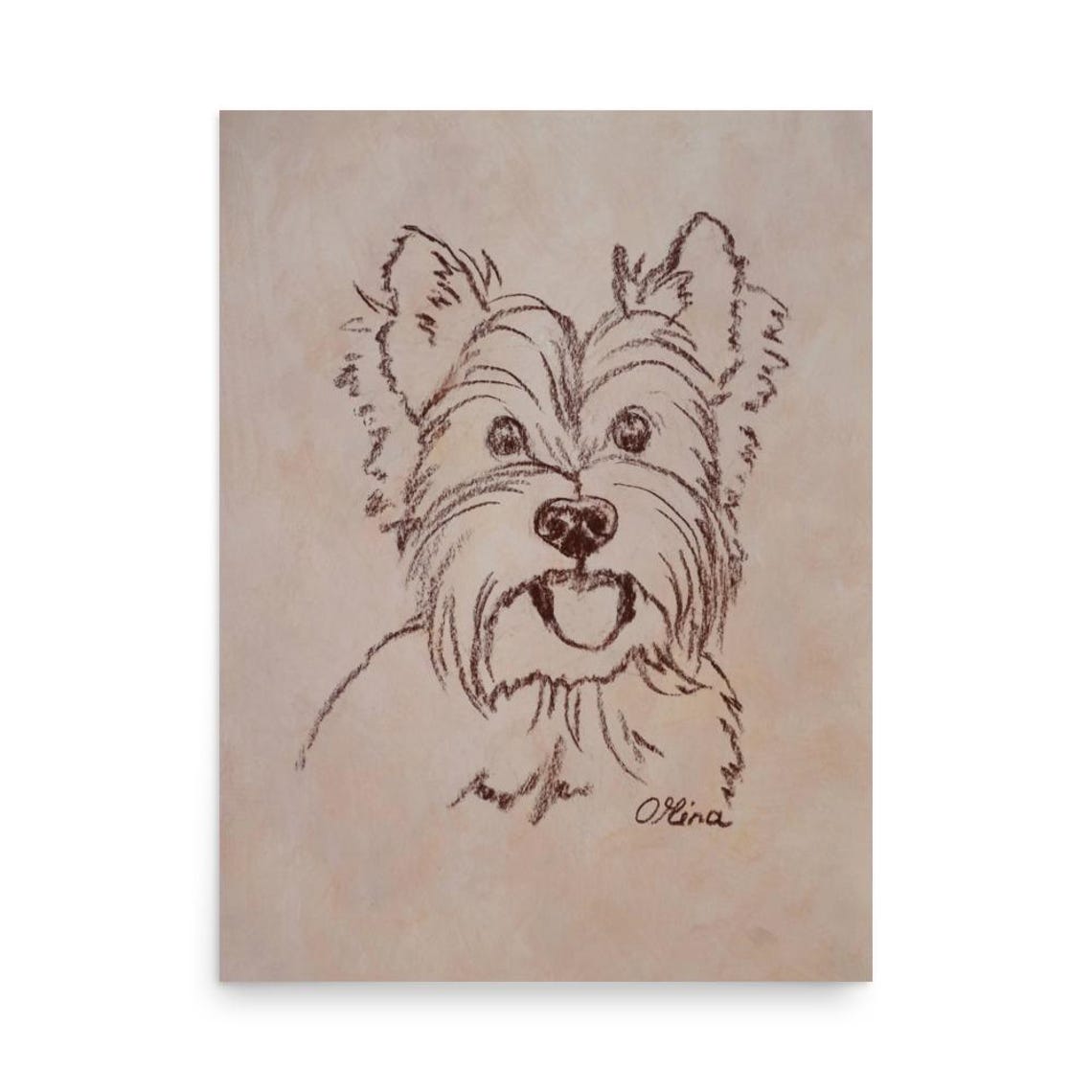 Yorkshire Terrier Sketch, Oksana Ilina - Image 3
