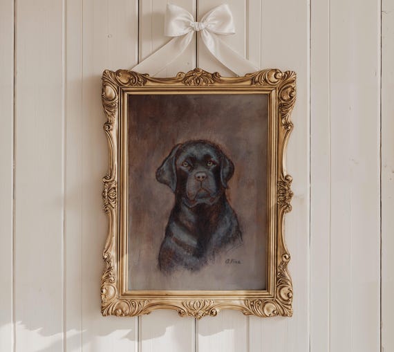Labrador Sketch, Drawing Wall Art Print