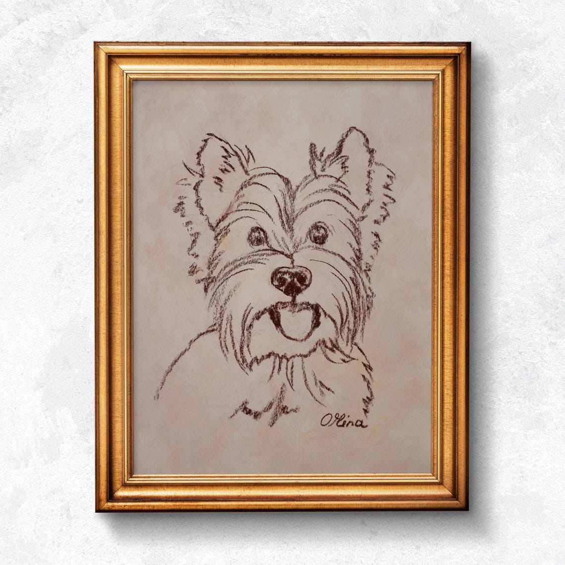Yorkshire Terrier Sketch, Oksana Ilina - Image 2
