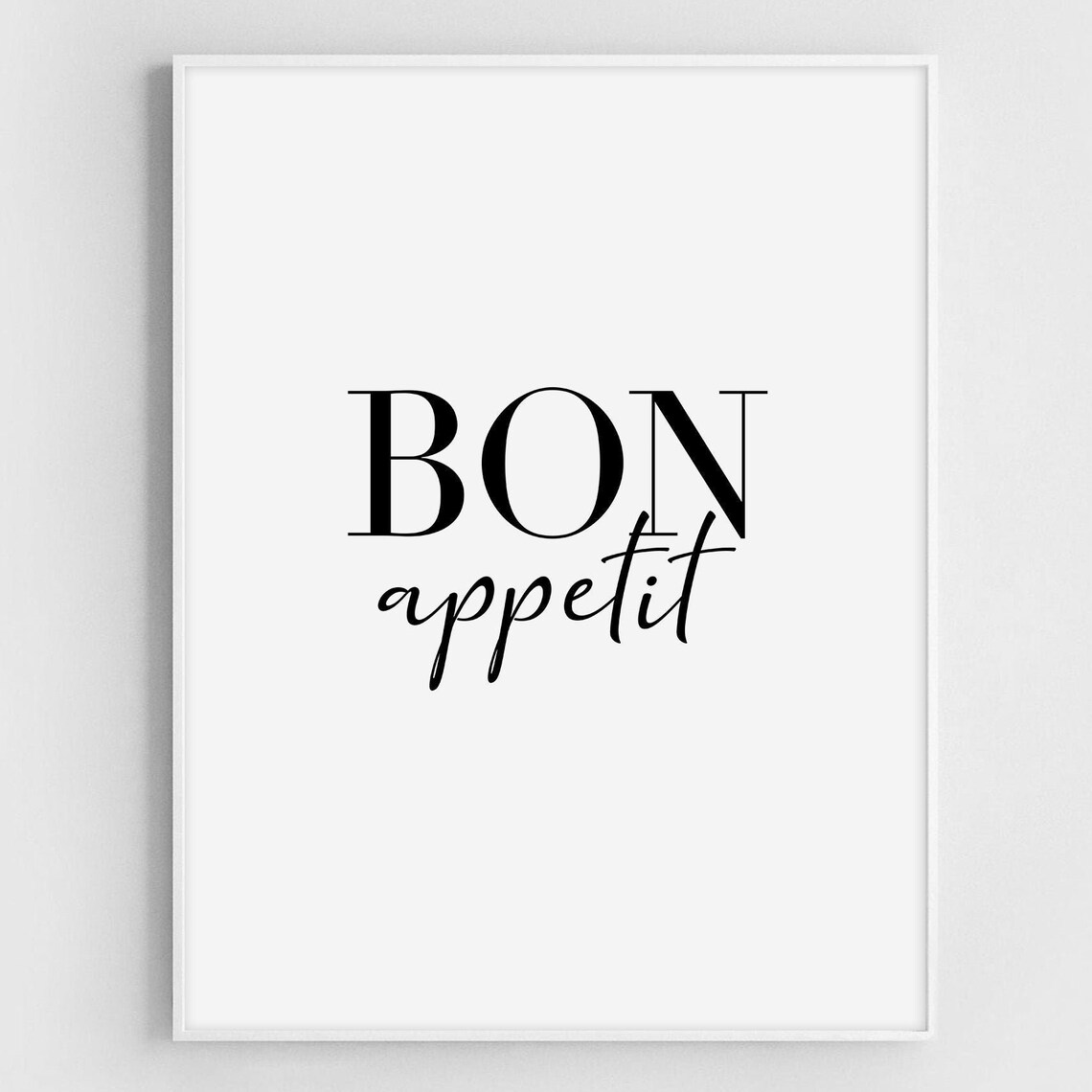 Bon Appetit Sign, Farmhouse Kitchen Decor