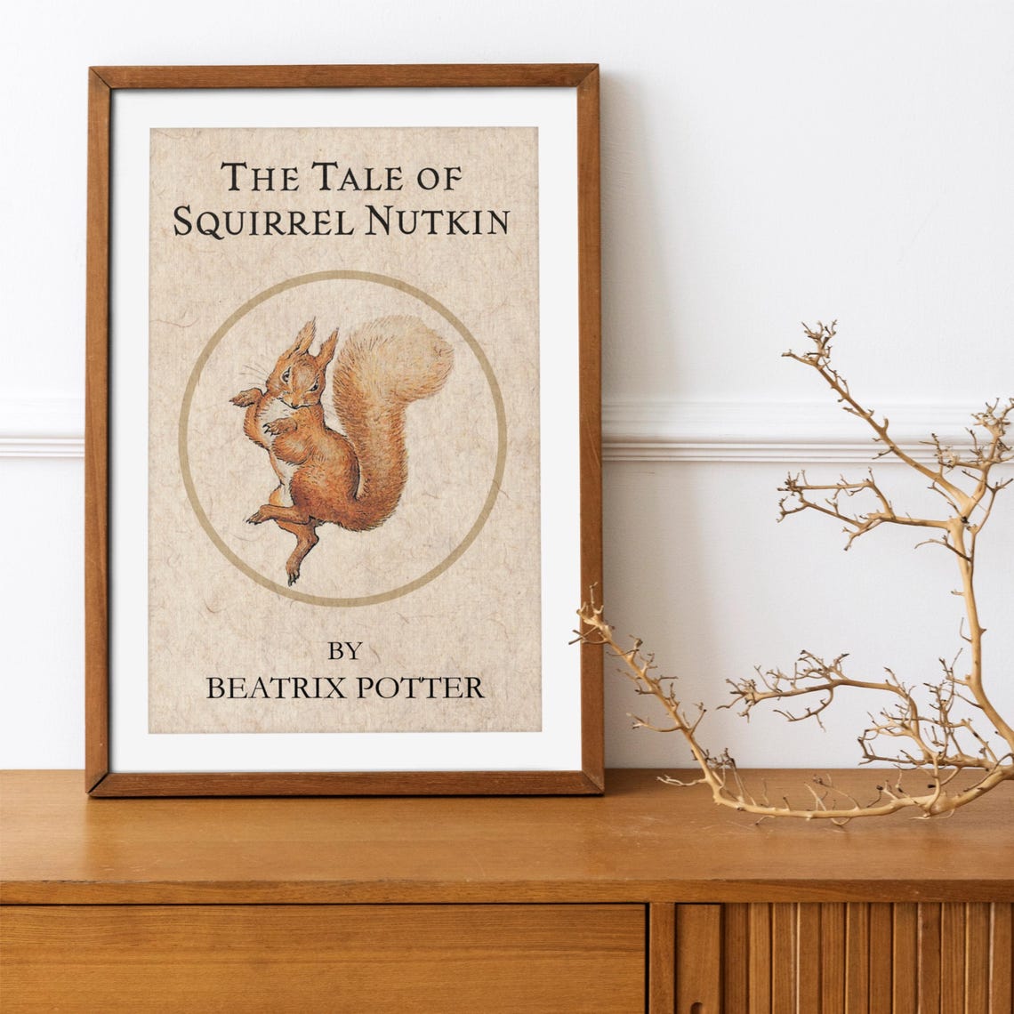 The Tale of Squirrel Nutkin Beatrix Potter Vintage Nursery Poster - Image 2