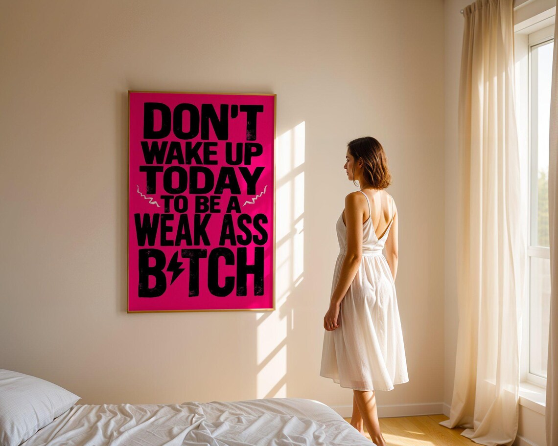 Motivational Print For Inspirational Wall Art Typography Quote Poster Bold Home Decor Office Decoration - Image 5