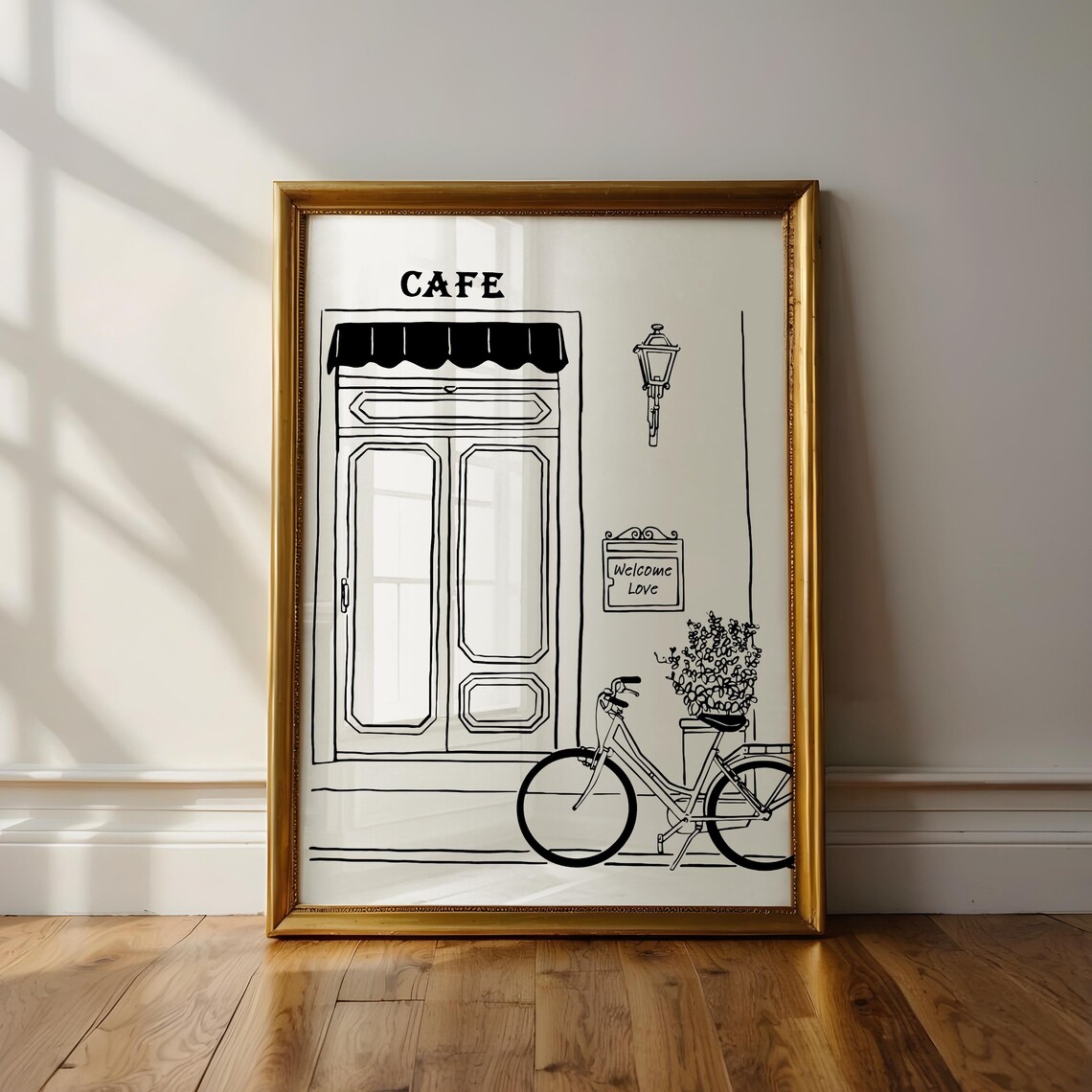 Cafe Minimalist Art Print, Coffee Bar Decor - Image 3