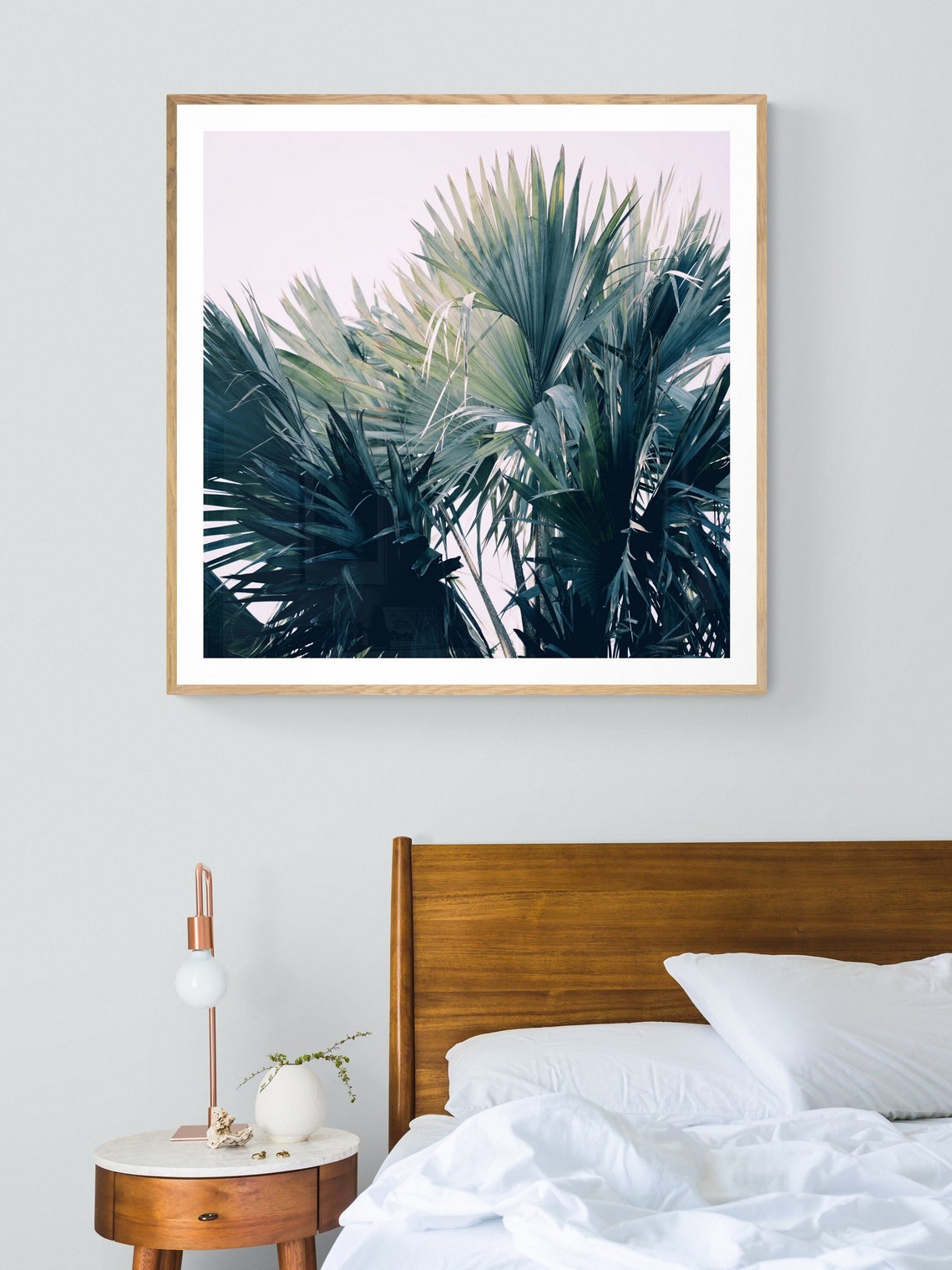 Palm Tree Print, Tropical Travel Photograph