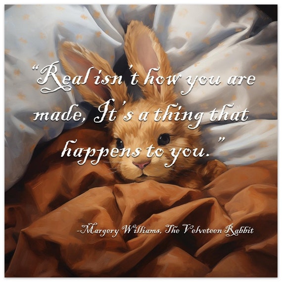 The Velveteen Rabbit Nursery Art Print, Kids Decor