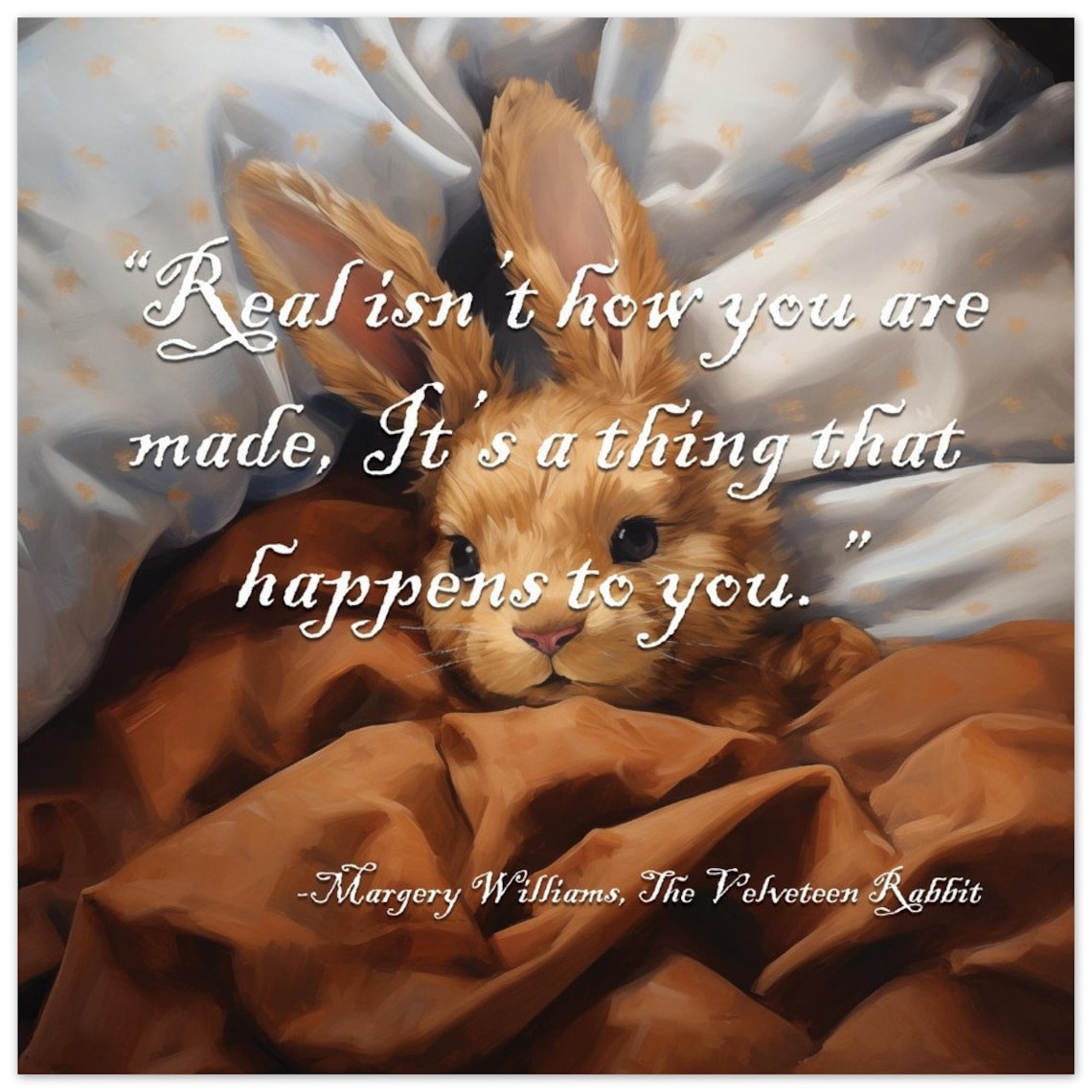 The Velveteen Rabbit Nursery Art Print, Kids Decor