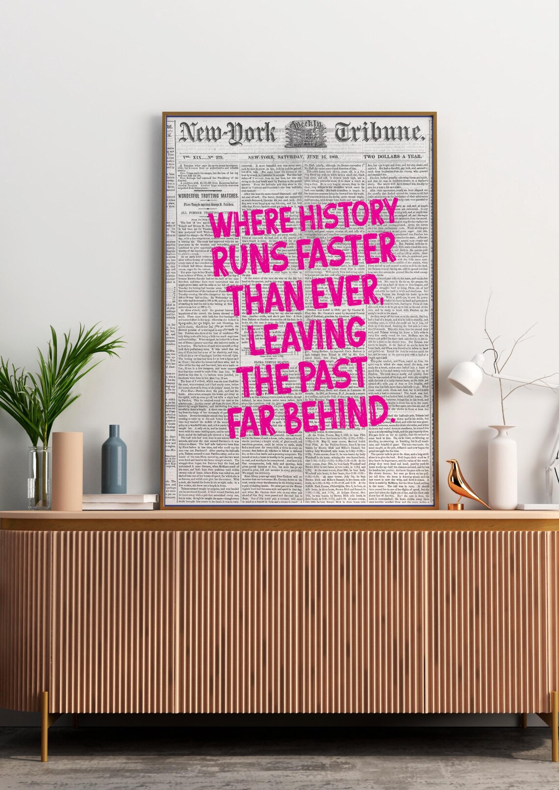 Where History Runs Faster Minimalist Poster - Image 3