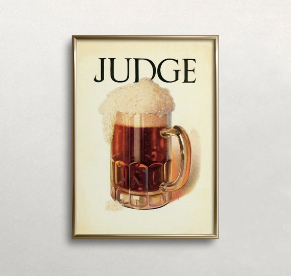 Beer Wall Art Mug Of Beer Print Bar Cart Decor Vintage Wall Art Vintage Beer Art Beer Poster Art Wall Art