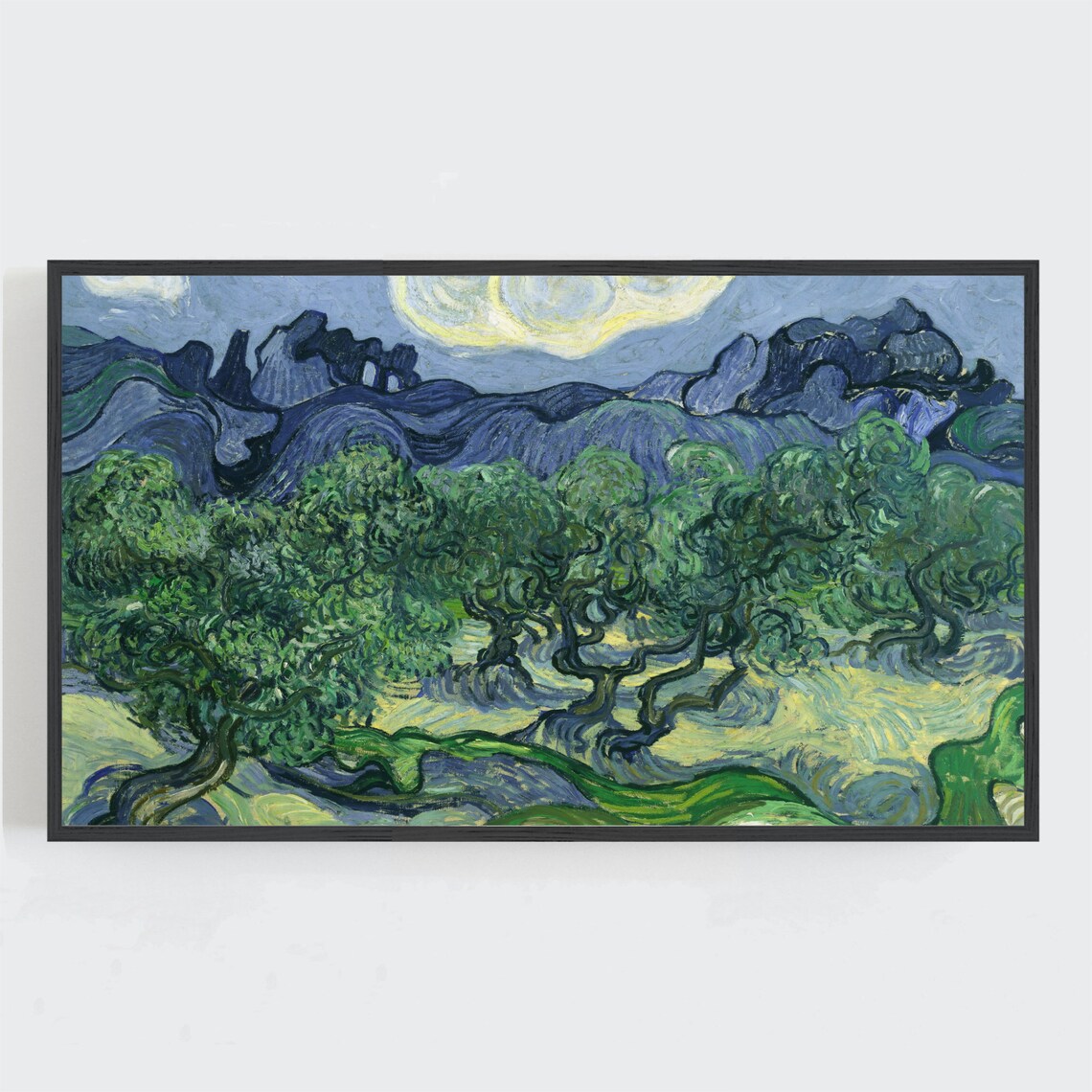 Van Gogh Olive Fields, Alpilles France Art Print