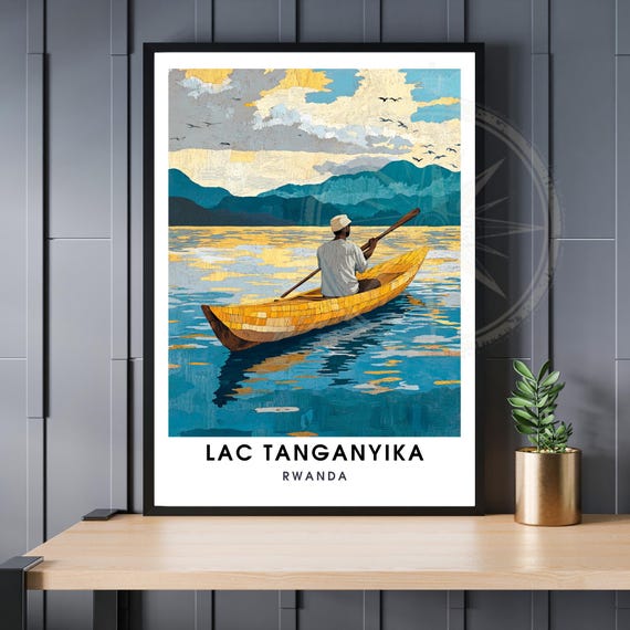 Lake Tanganyika Poster Rwanda