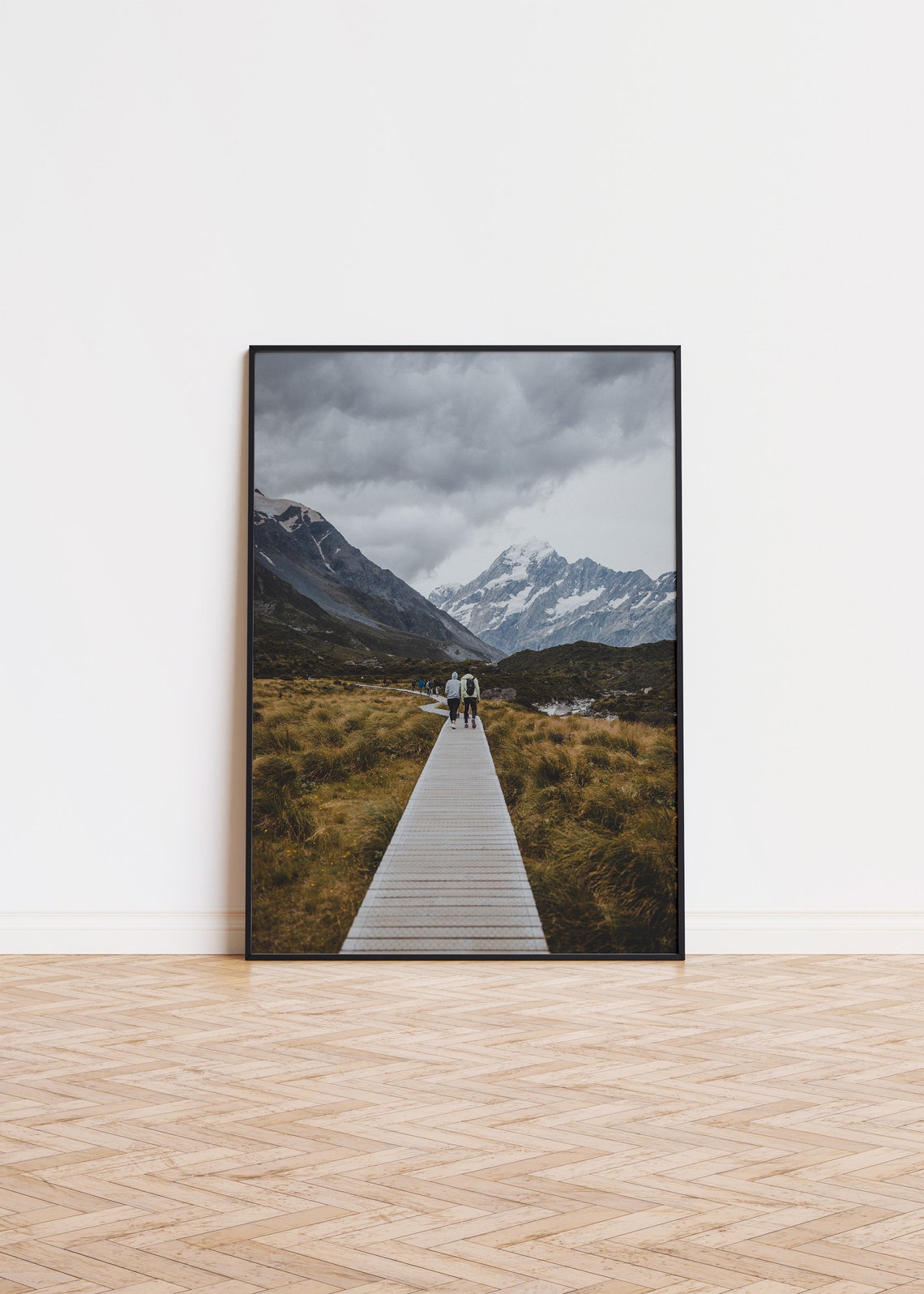 Mountain Explorers Poster Unique Mountaineer Trendy Wall Art Alpinist Gift