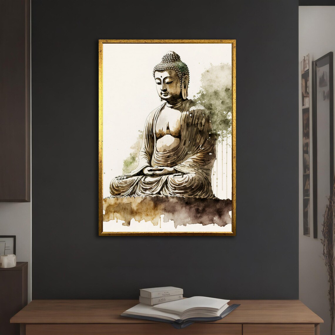 Buddha Meditation Wall Decor, Modern Decor Ideas - Image 2