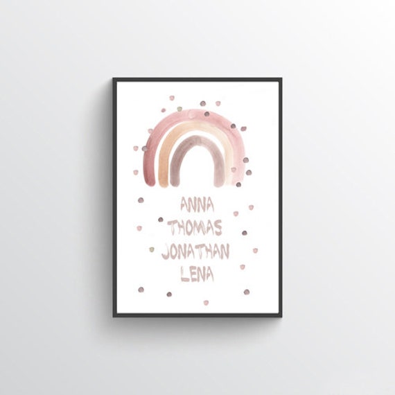 Gift Family Gift Gift Family Poster Pesonified Home Poster Family Poster Rainbow Posterwe Are Family