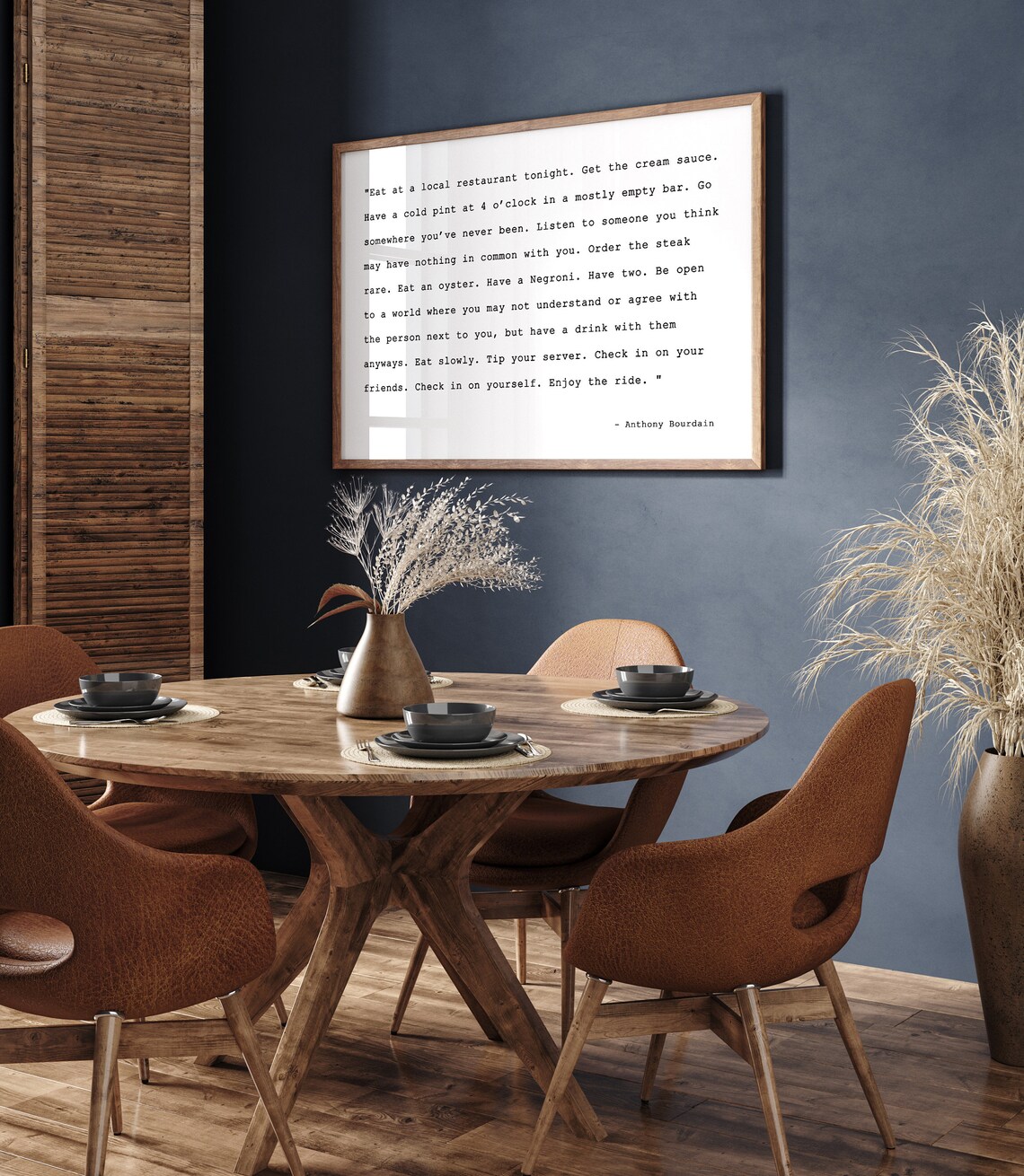 Anthony Bourdain Quote Print, Kitchen Wall Art - Image 2