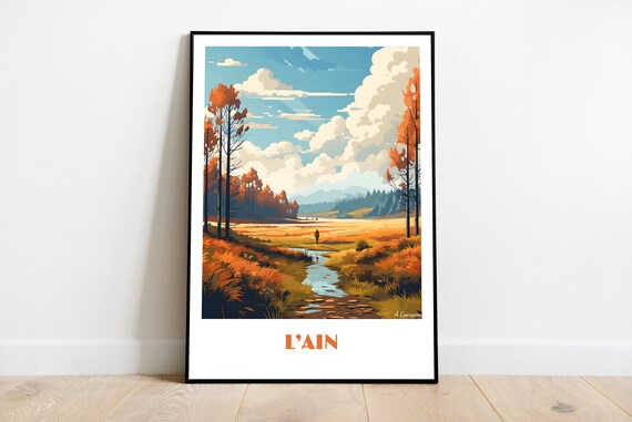 Handmade Ain Poster Wall Art Retro Travel Framed Birthday Home Made Decor Gift Vector Illustration Print Painting Custom Text