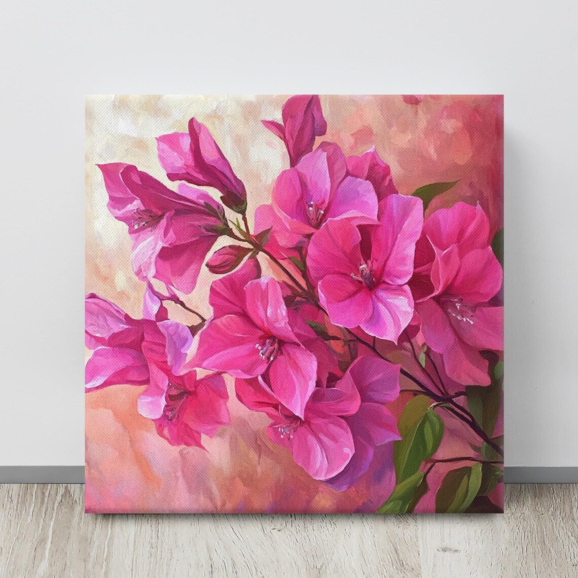 Magenta Bougainvillea Blossoms Vibrant Tropical Floral Poster