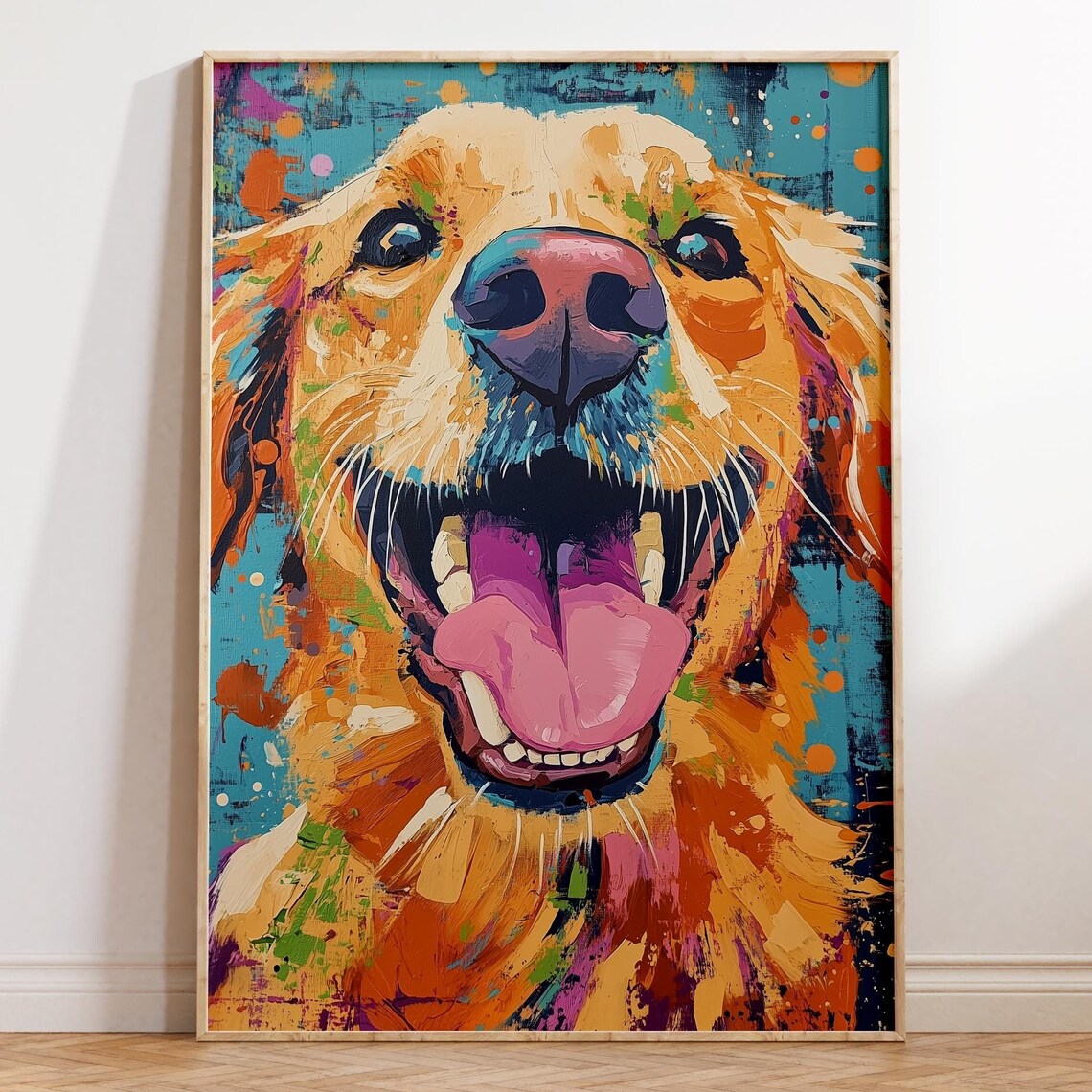 Golden Retriever Poster Print, Dog Owner Gift