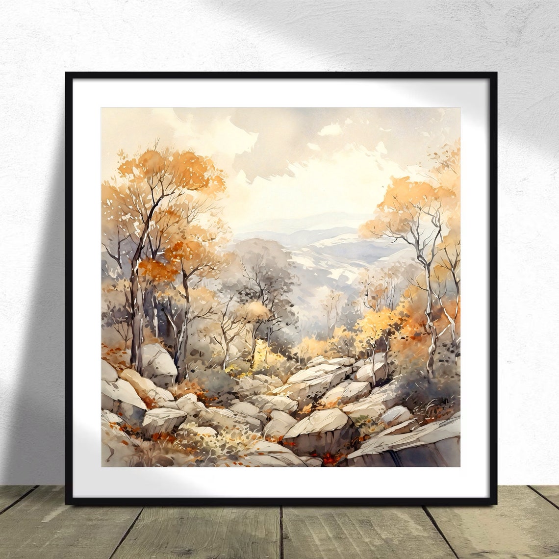 Shenandoah National Park Watercolor Art Print Shenandoah National Park Painting Shenandoah National Park Usa Travel Poster Home Gifts - Image 4