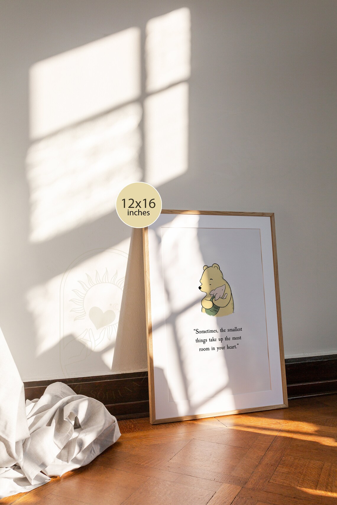 Winnie The Pooh Quote Nursery Gift Art Print - Image 3