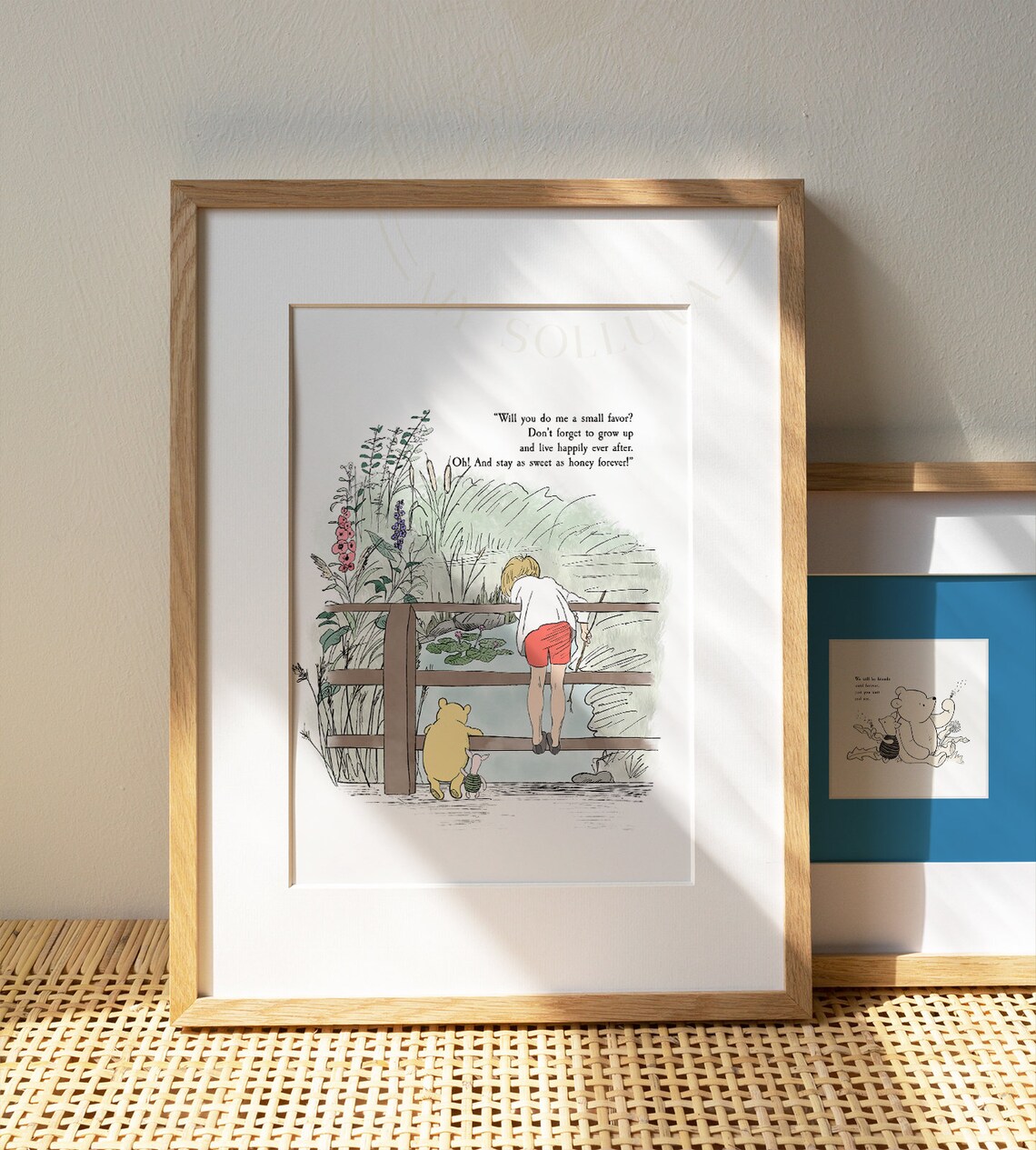 Winnie The Pooh Nursery Wall Art, Classic Nursery - Image 2