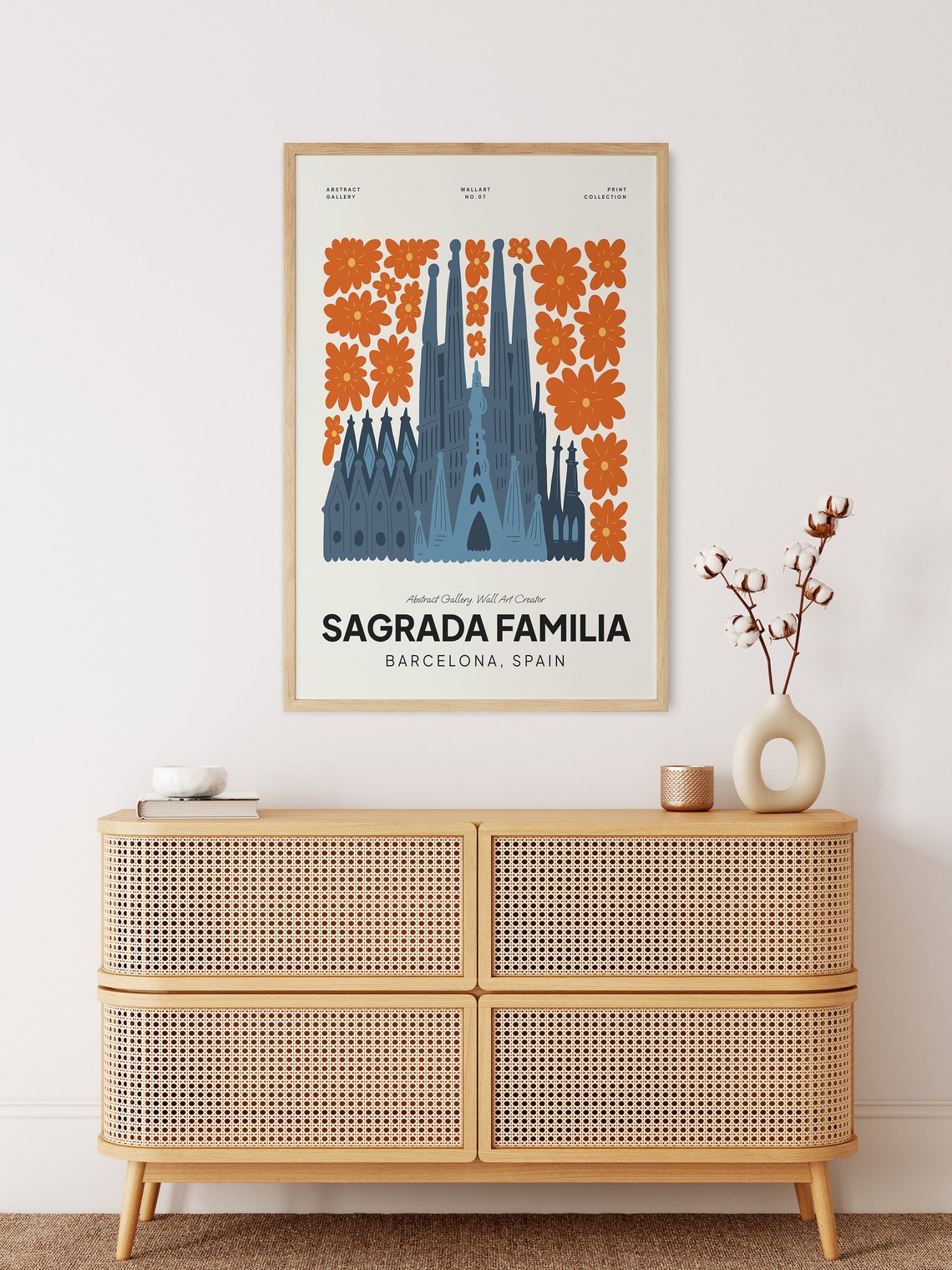 Sagrada Familia Spain Poster Sagrada Familia Barcelona Spain Print Sagrada Familia Travel Poster Sagrada Familia Exhibition Trendy Art - Image 5