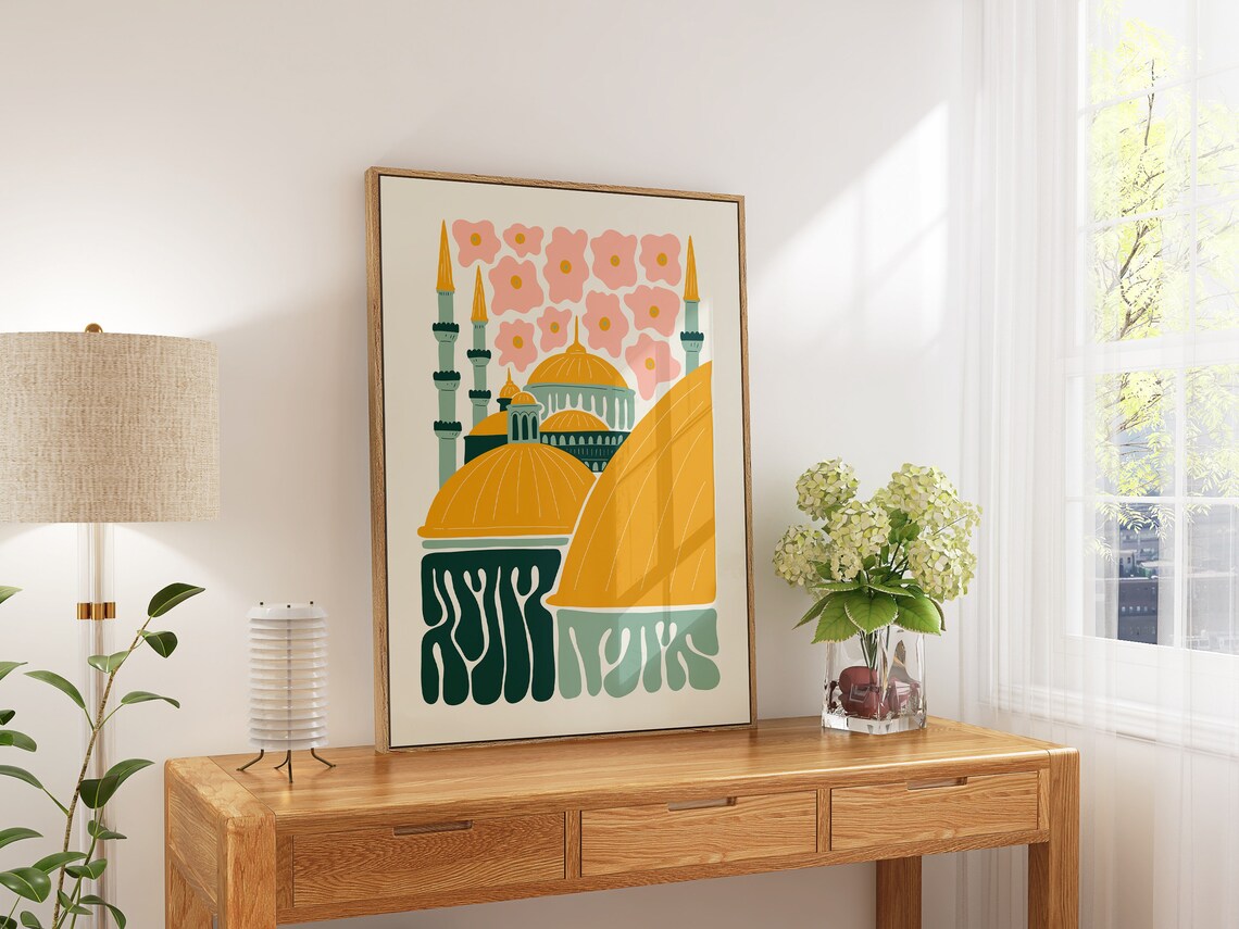Hagia Sophia Turkey Travel Poster, Europe Print - Image 5