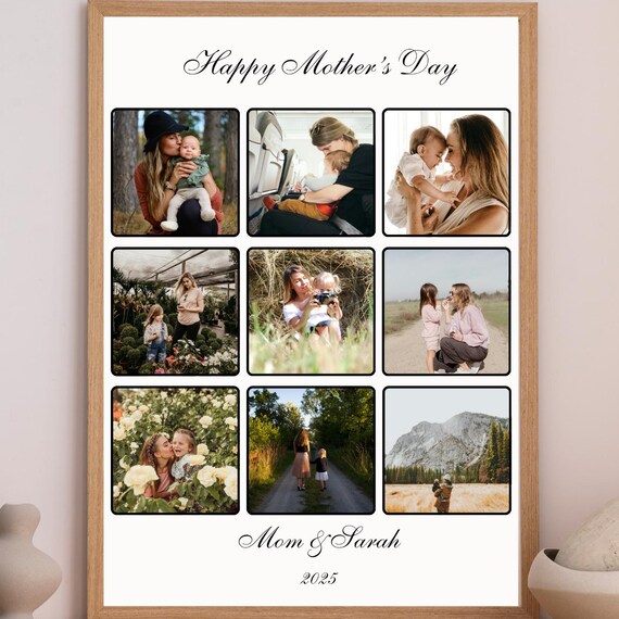 Personalized Photo Collage Gift For Mom