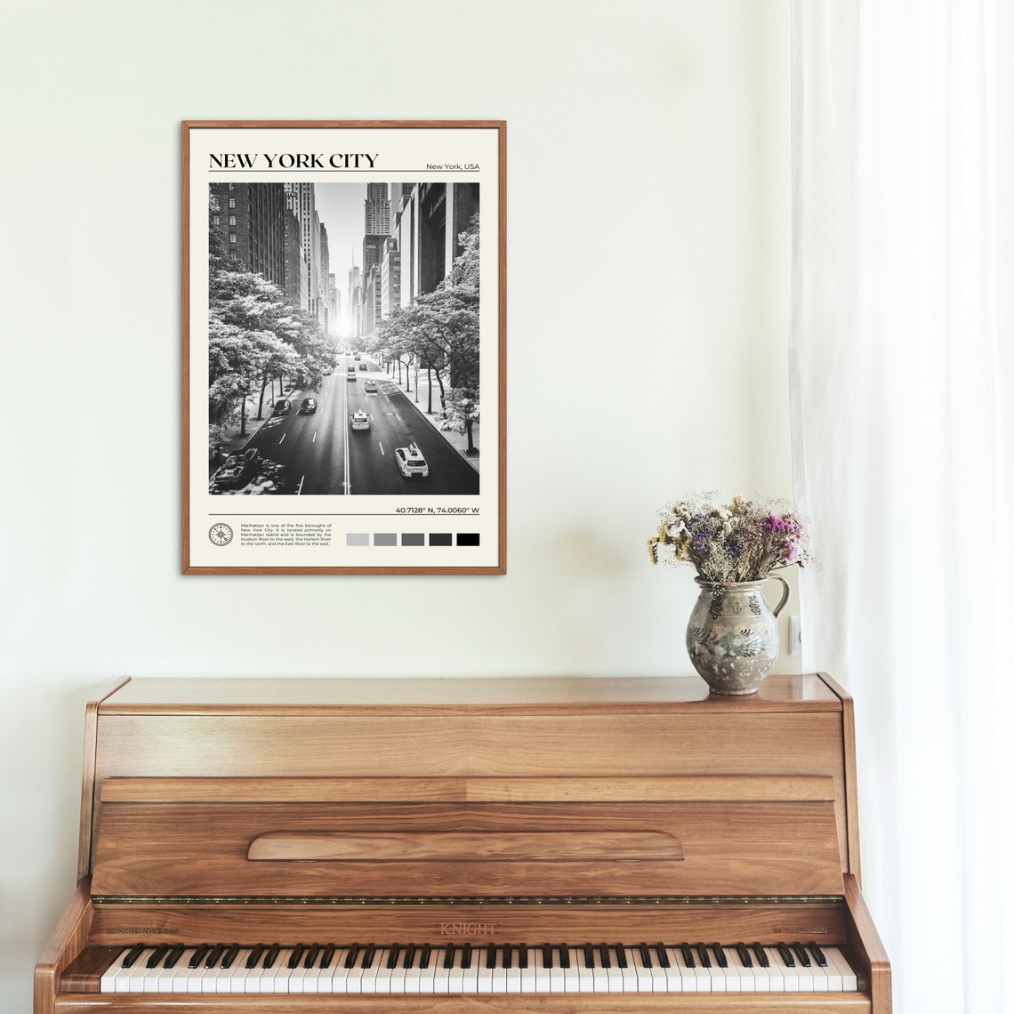 Black And White New York City Print New York City Wall Art New York City Poster New York City Photo New York City Poster Print - Image 2