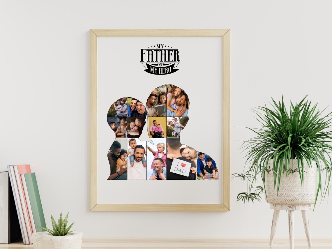 Dad Collage Photo Father's Day Gift, Custom - Image 4