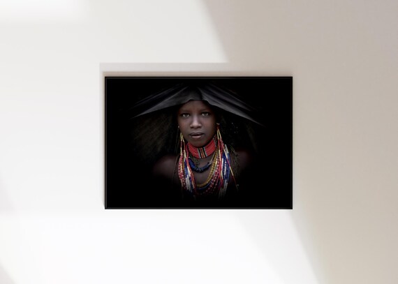 Woman From The Arbore Tribe Ethiopia Omo Valley Photography African Woman Wall Decoration Africa Poster
