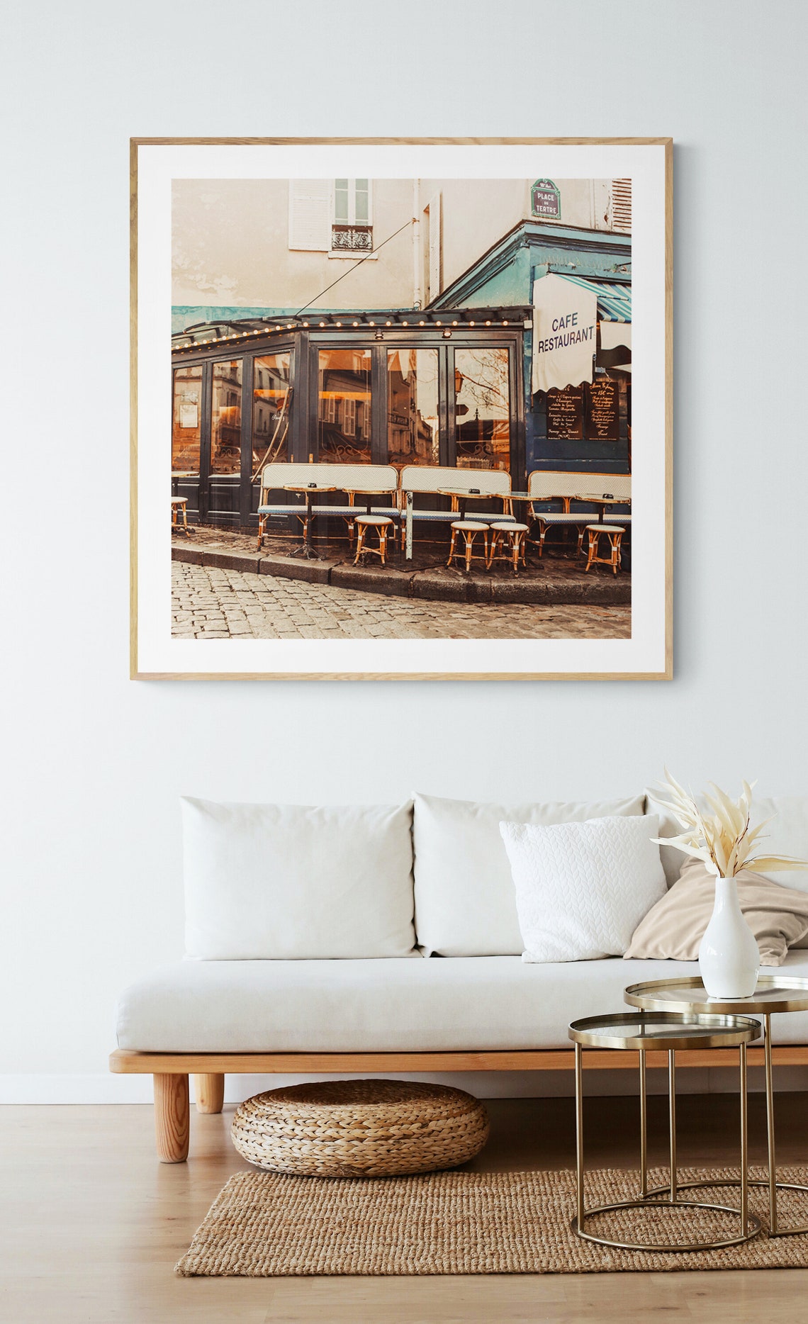 Paris Café Photograph, Place Du Tertre Fine Art