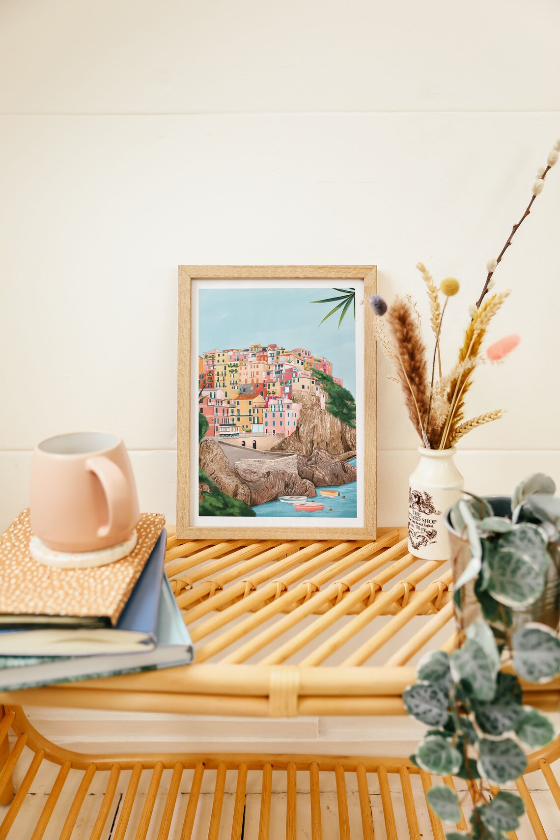 Cinque Terre Travel Poster, Europe Art Print - Image 2