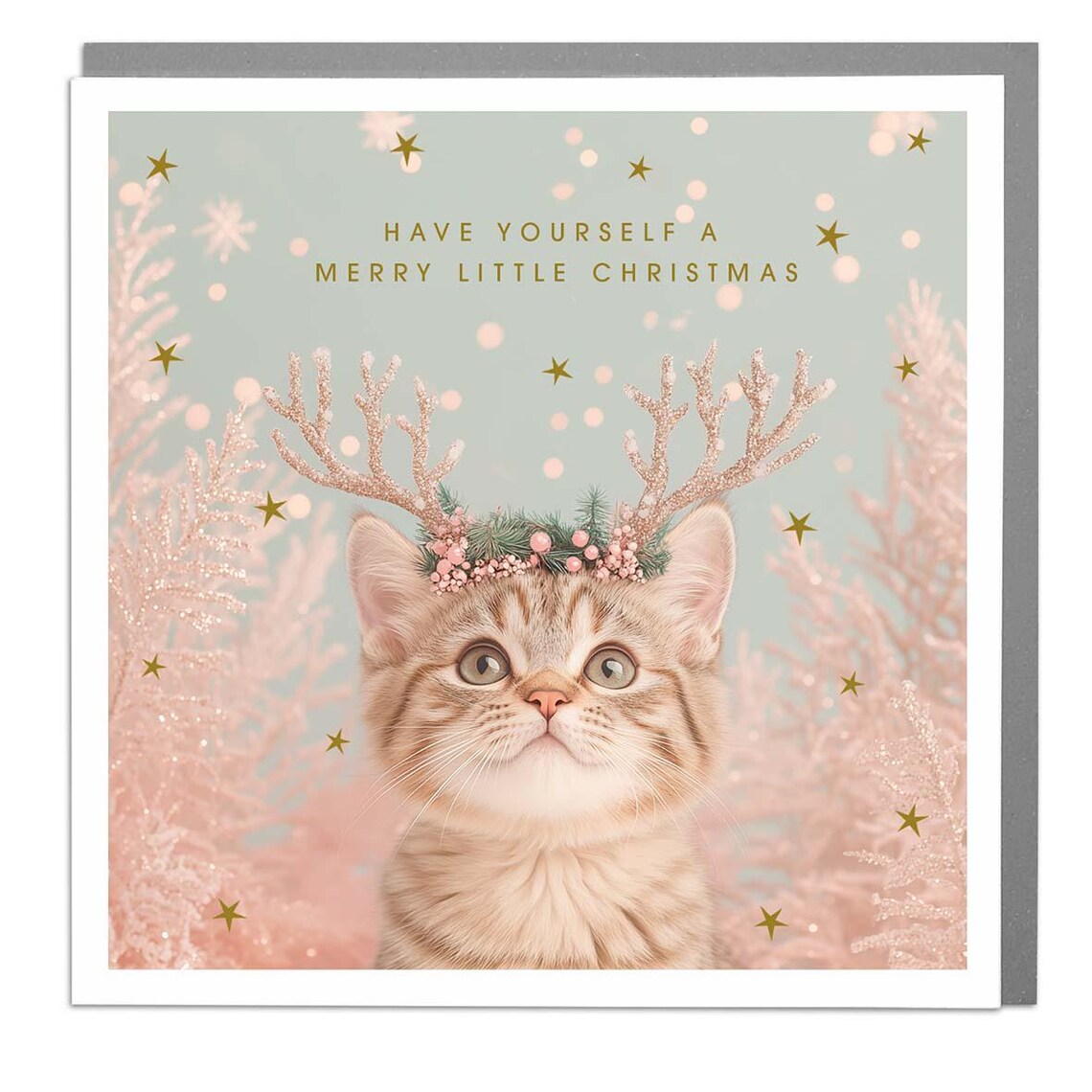 Kitten Merry Little Christmas, Holiday Card