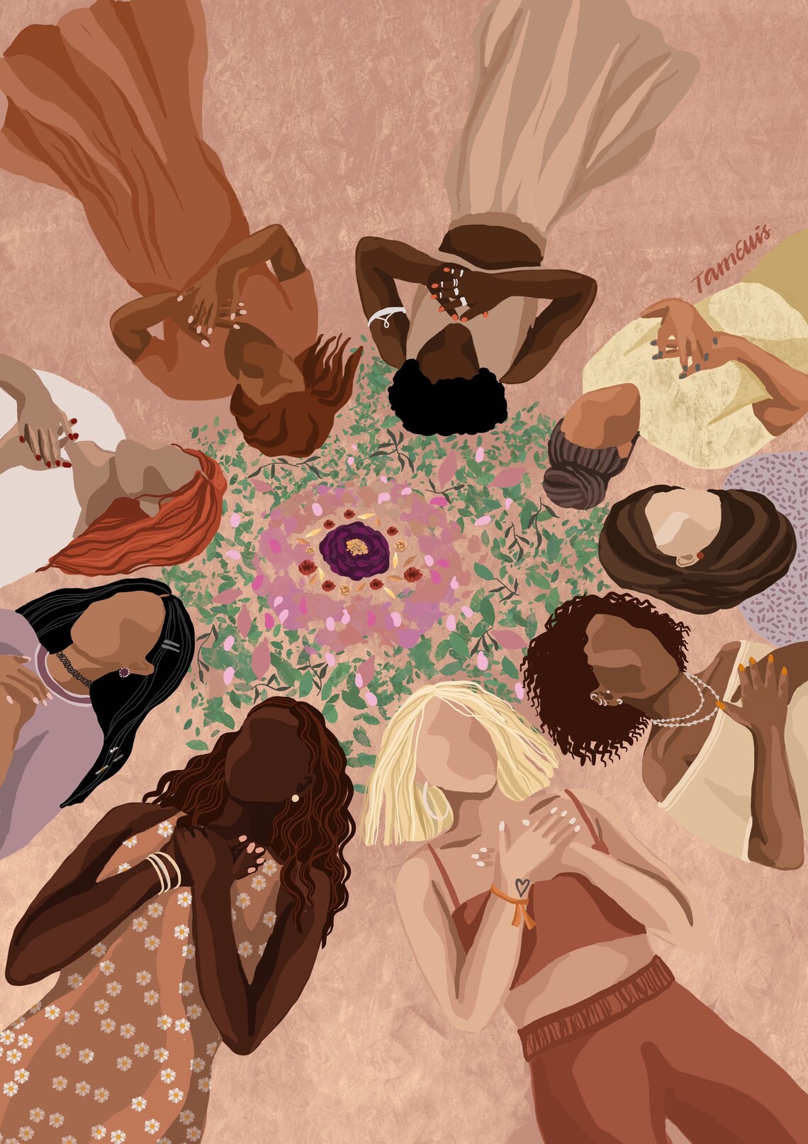 We Are One Fine Art Print, Unity Illustration - Image 3