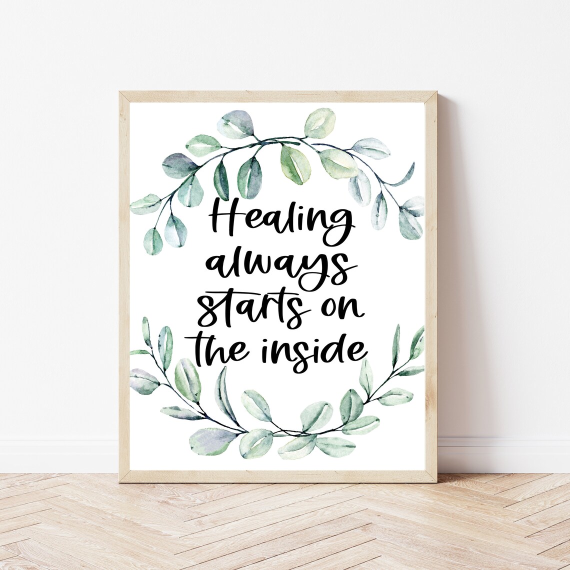 Therapy Office Decor Wall Art Print, Holistic Healing
