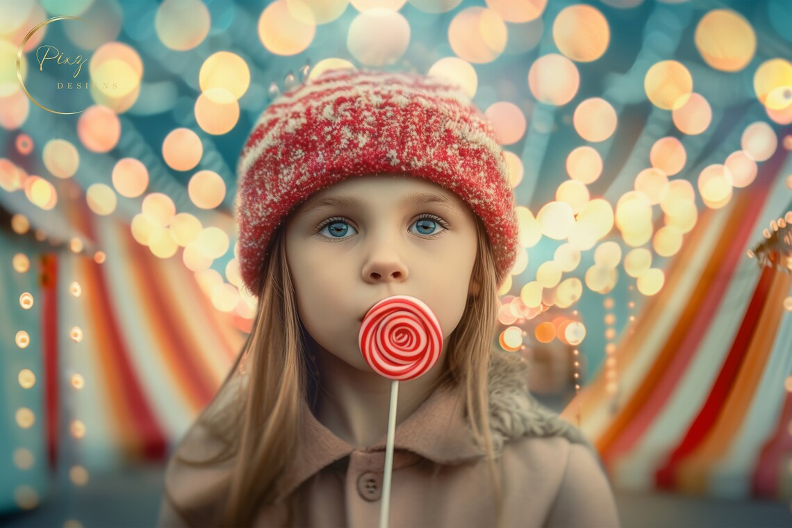 Carnival Backdrop Circus Background, Summer Lights